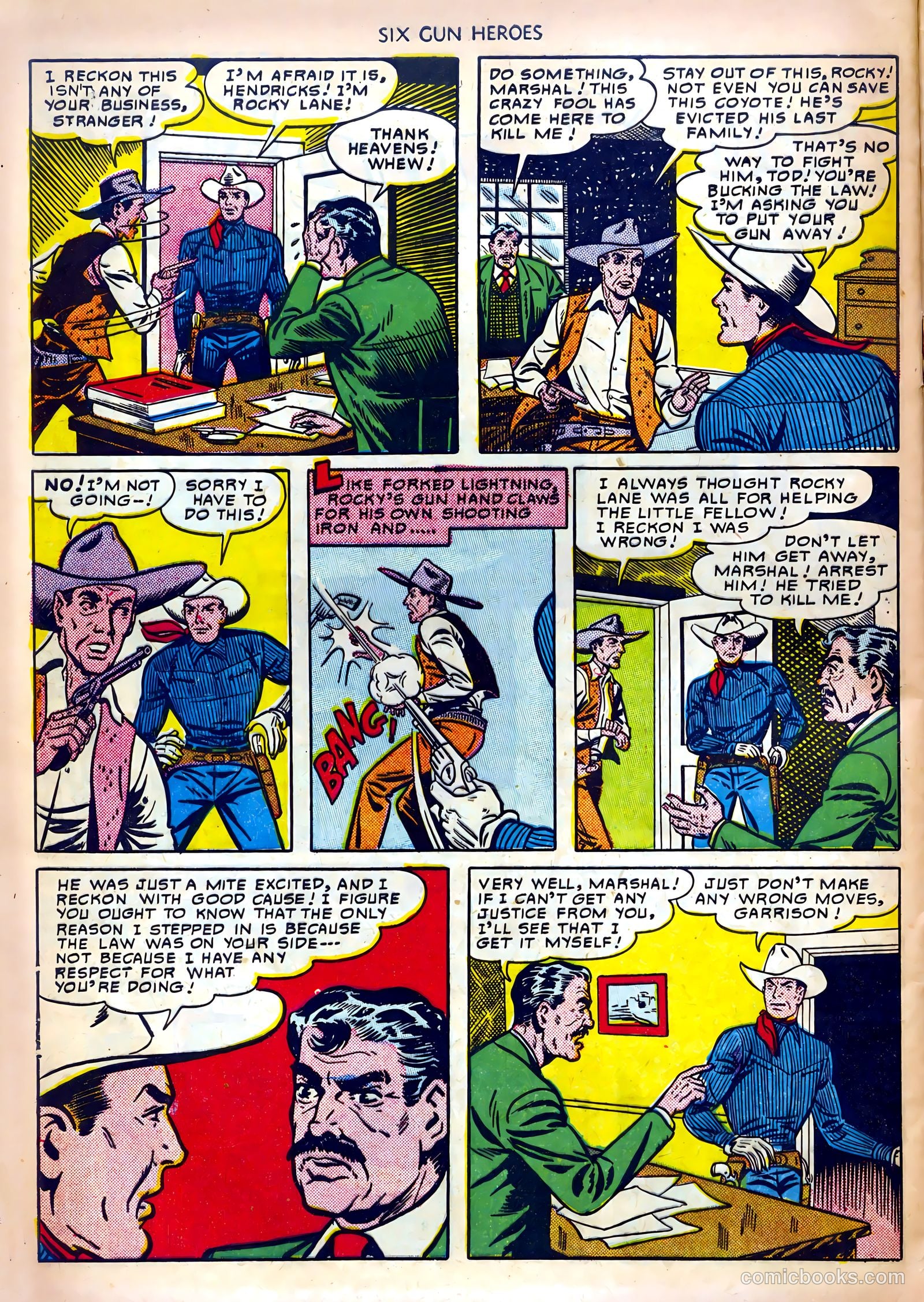 Six-Gun Heroes #6 (1951) — page 28 of 36