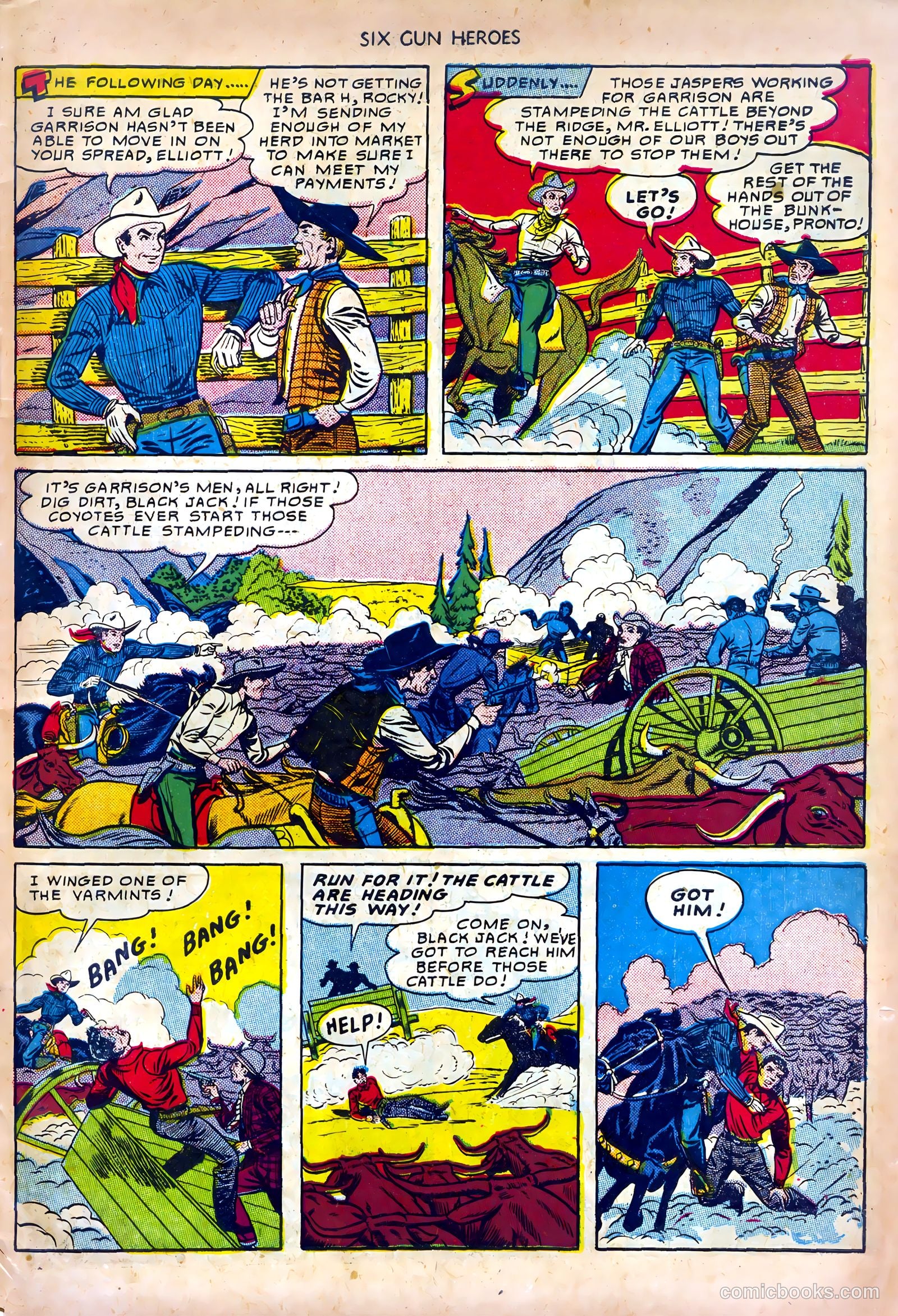 Six-Gun Heroes #6 (1951) — page 31 of 36