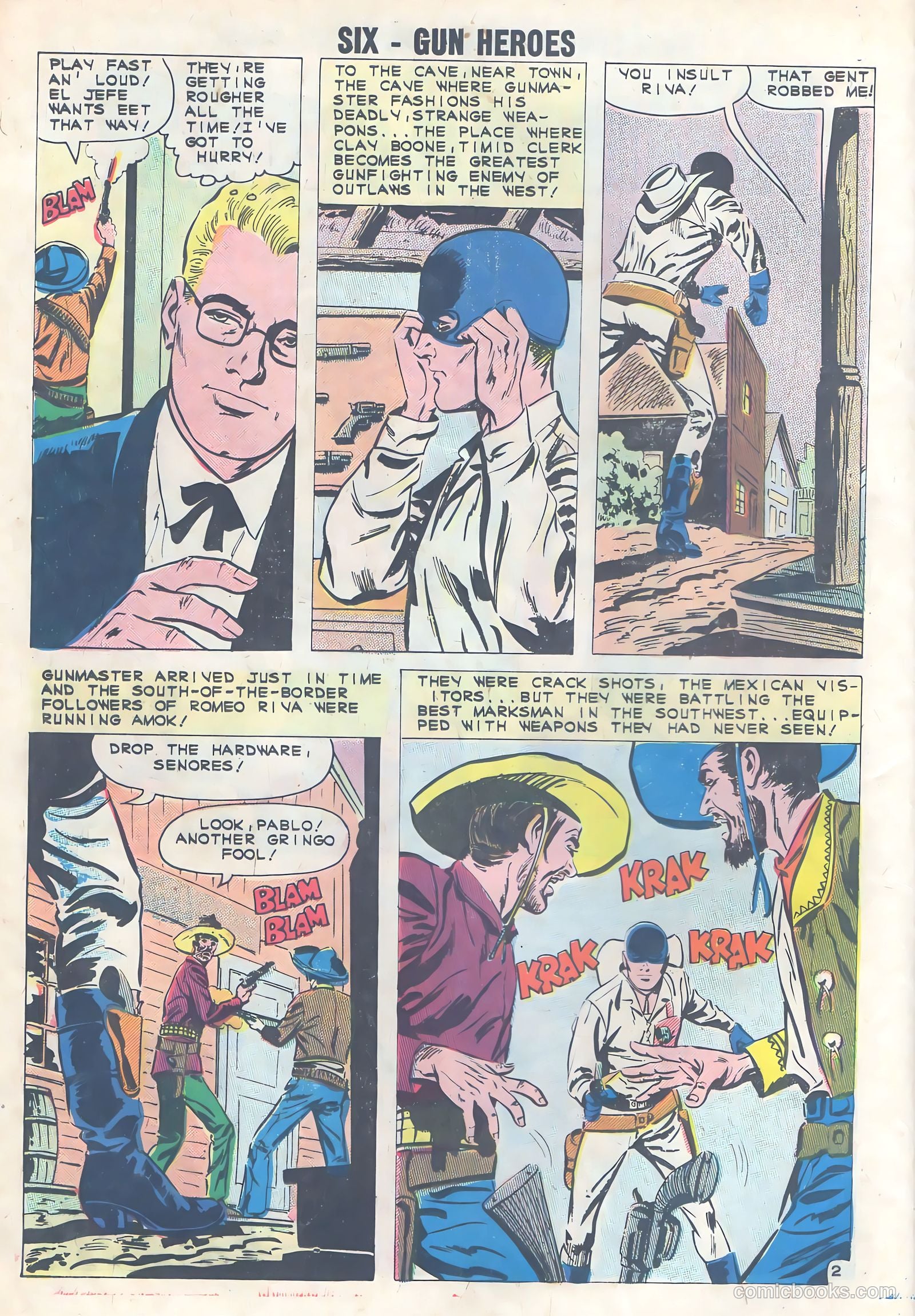 Six-Gun Heroes #62 (1961) — page 4 of 36
