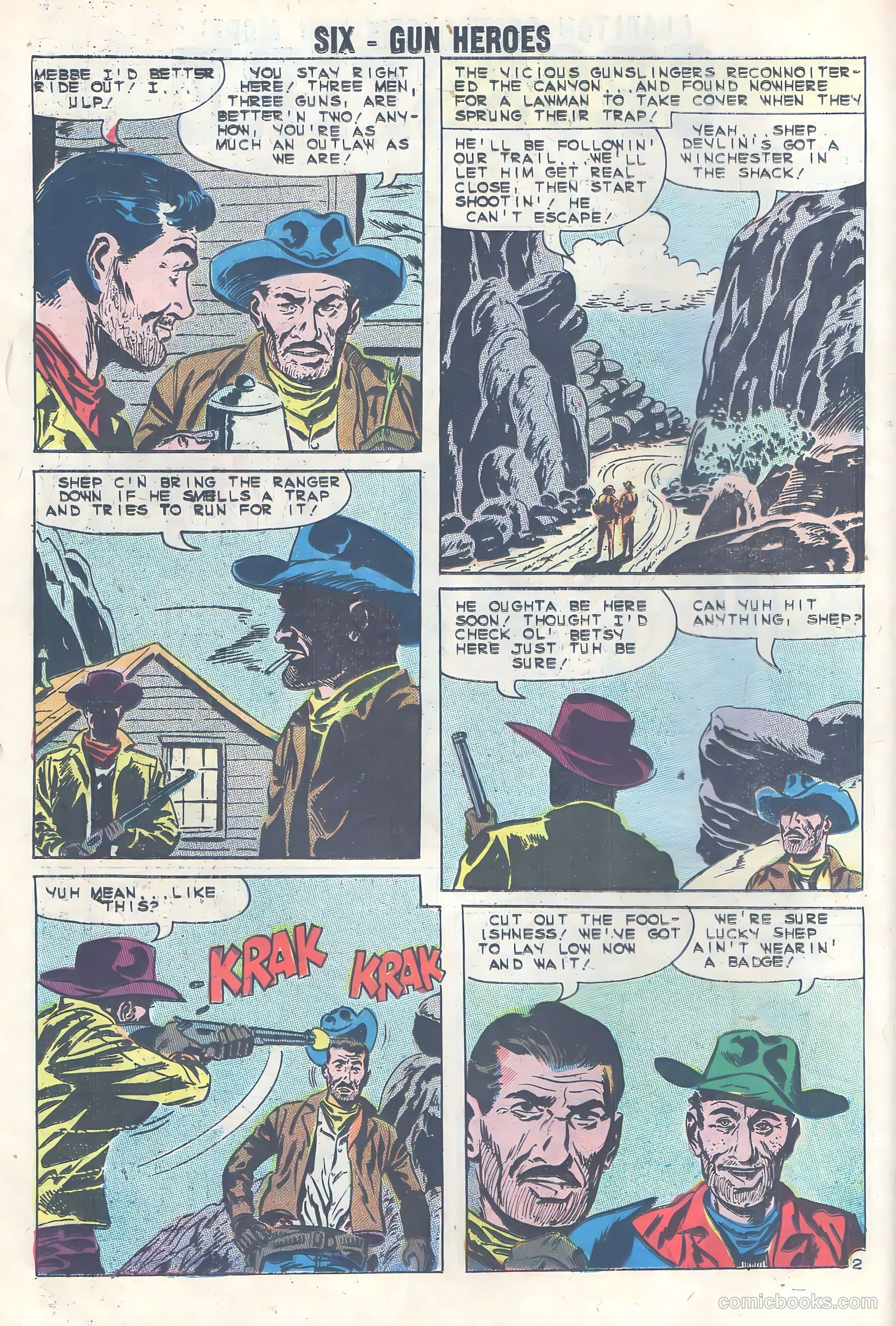 Six-Gun Heroes #62 (1961) — page 26 of 36