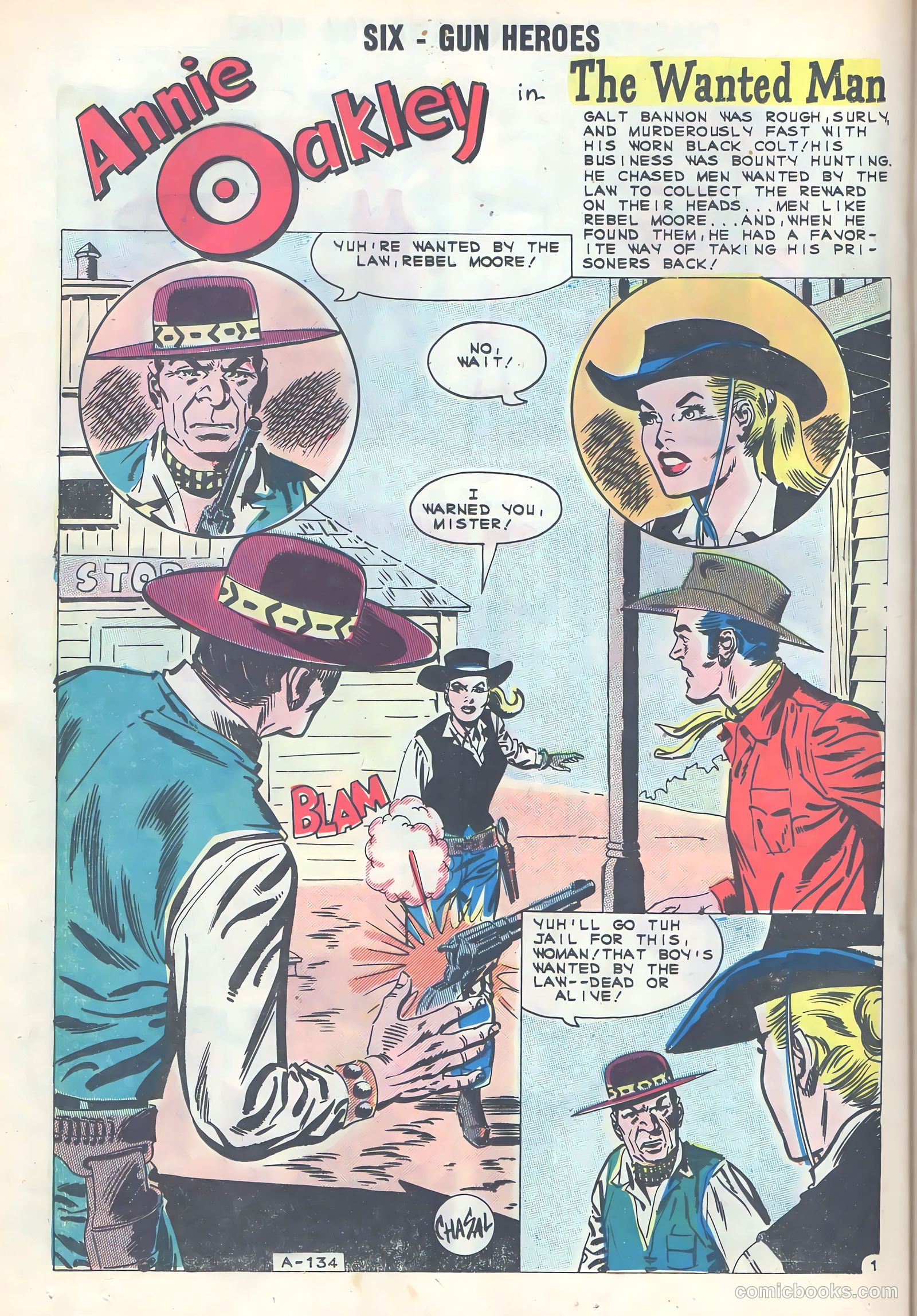 Six-Gun Heroes #63 (1961) — page 20 of 36
