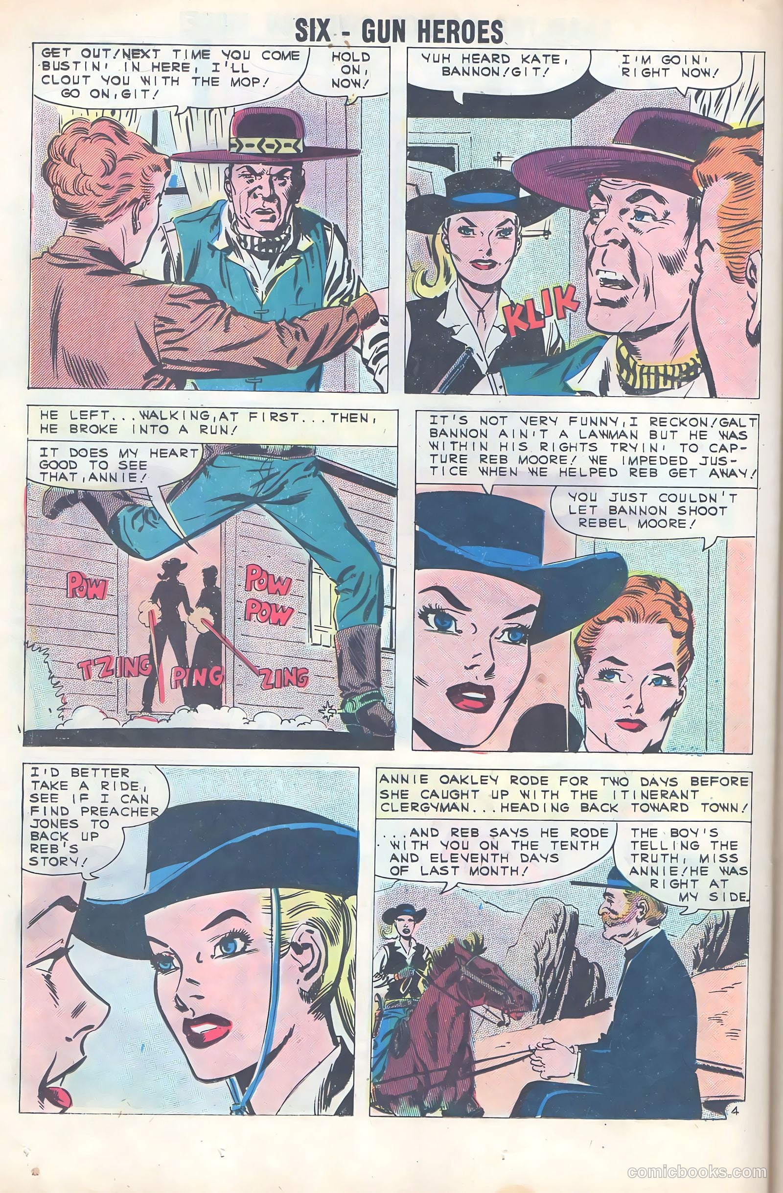 Six-Gun Heroes #63 (1961) — page 24 of 36