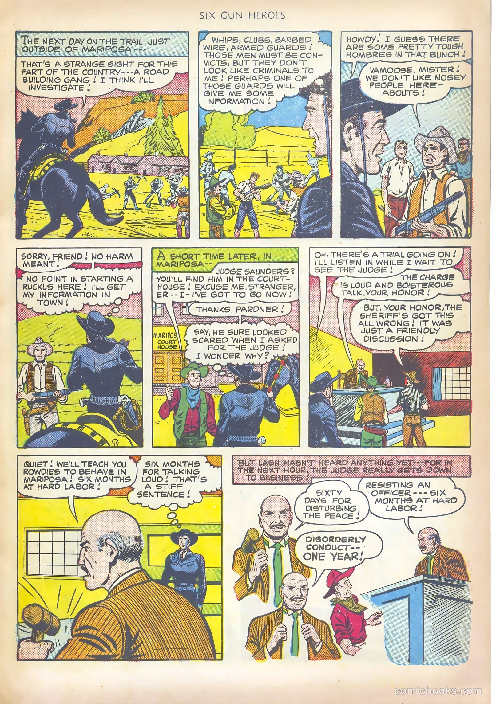 Six-Gun Heroes #7 (1951) — page 9 of 36