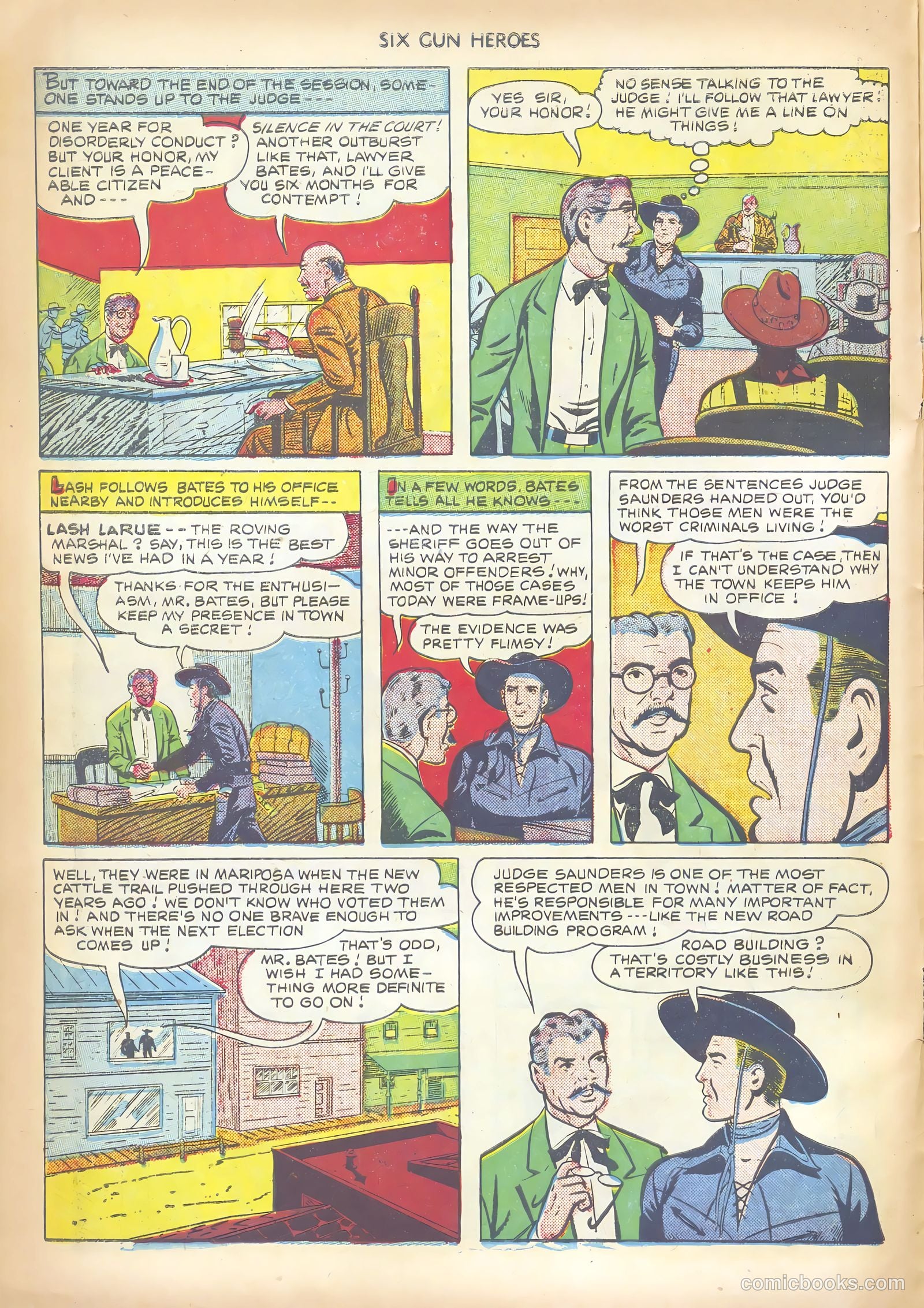 Six-Gun Heroes #7 (1951) — page 10 of 36