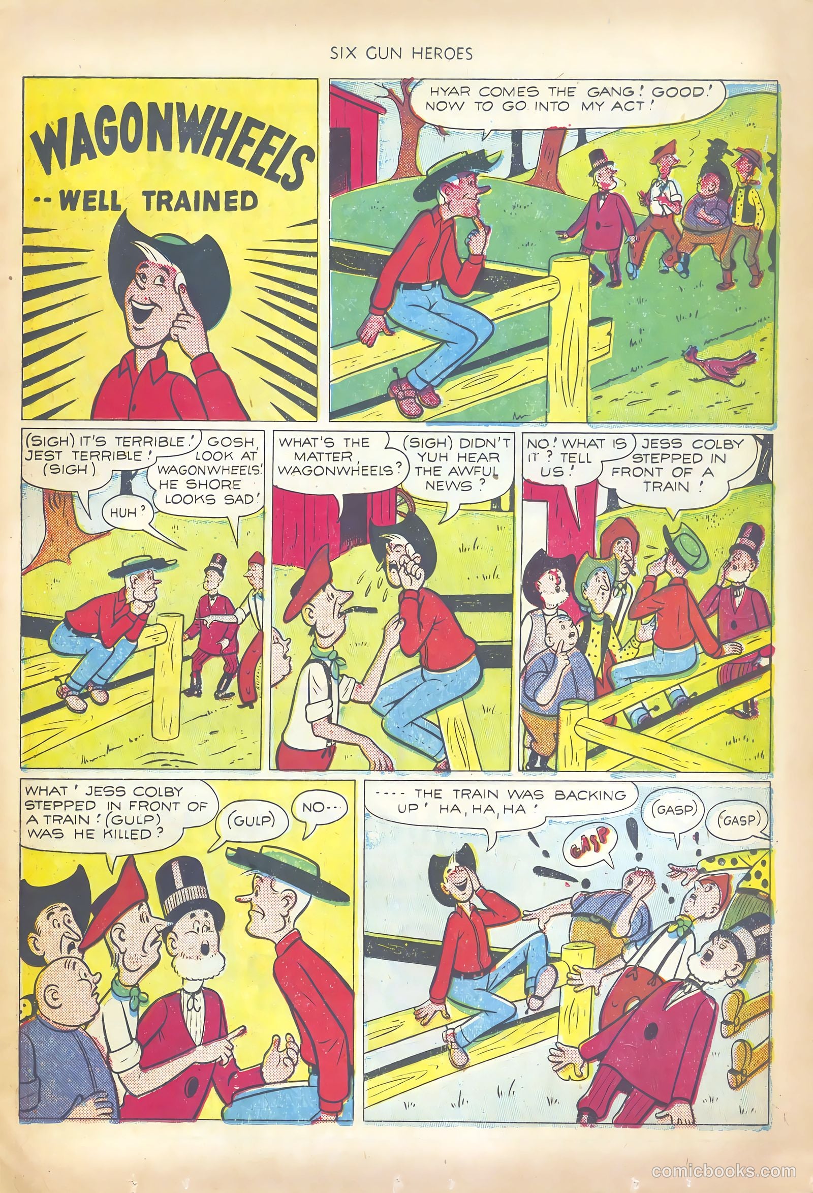 Six-Gun Heroes #7 (1951) — page 25 of 36