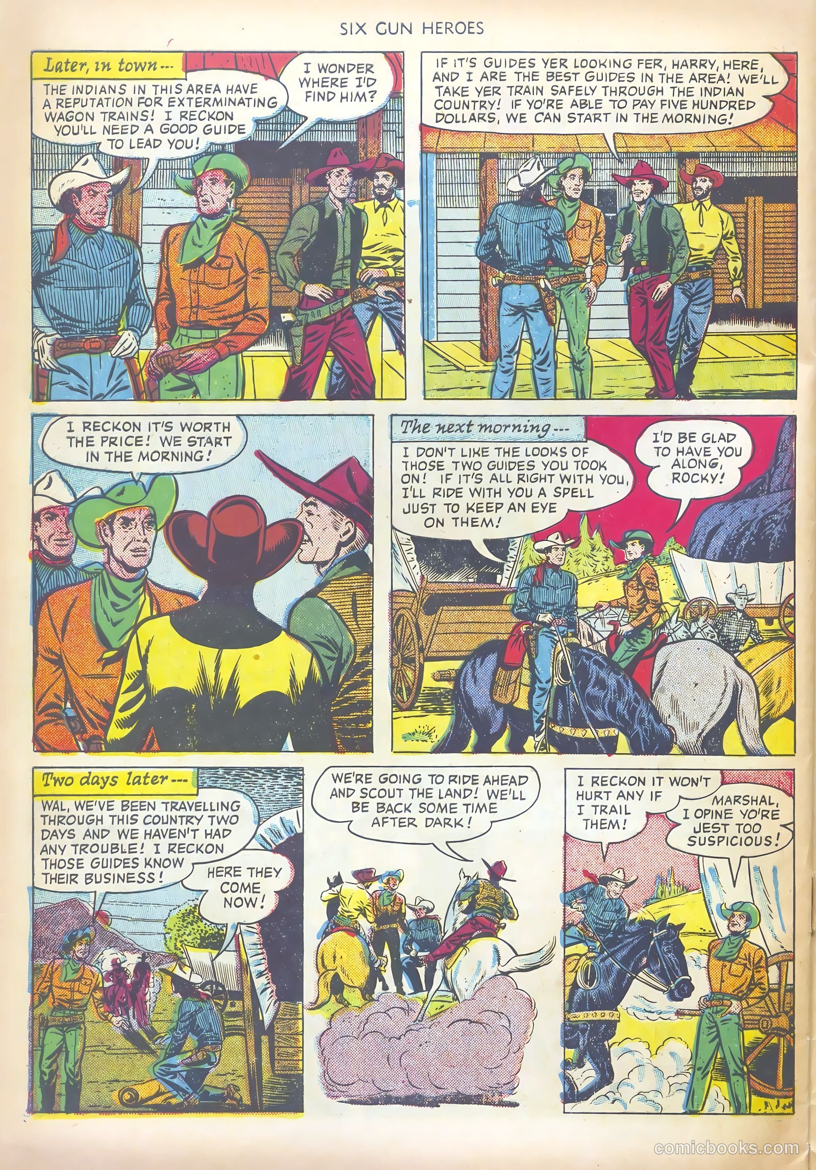 Six-Gun Heroes #7 (1951) — page 28 of 36