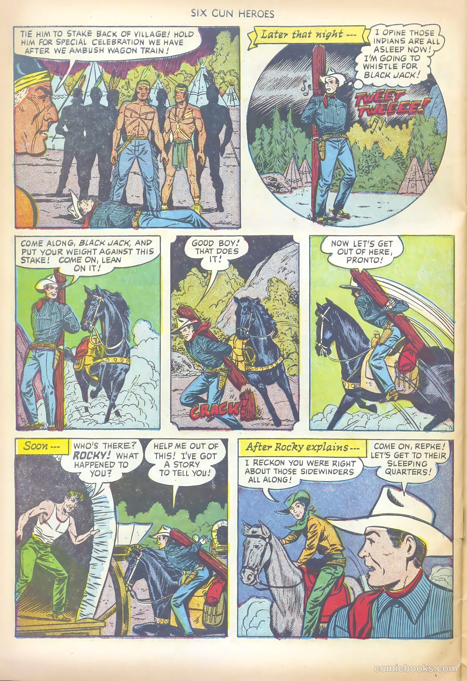 Six-Gun Heroes #7 (1951) — page 30 of 36