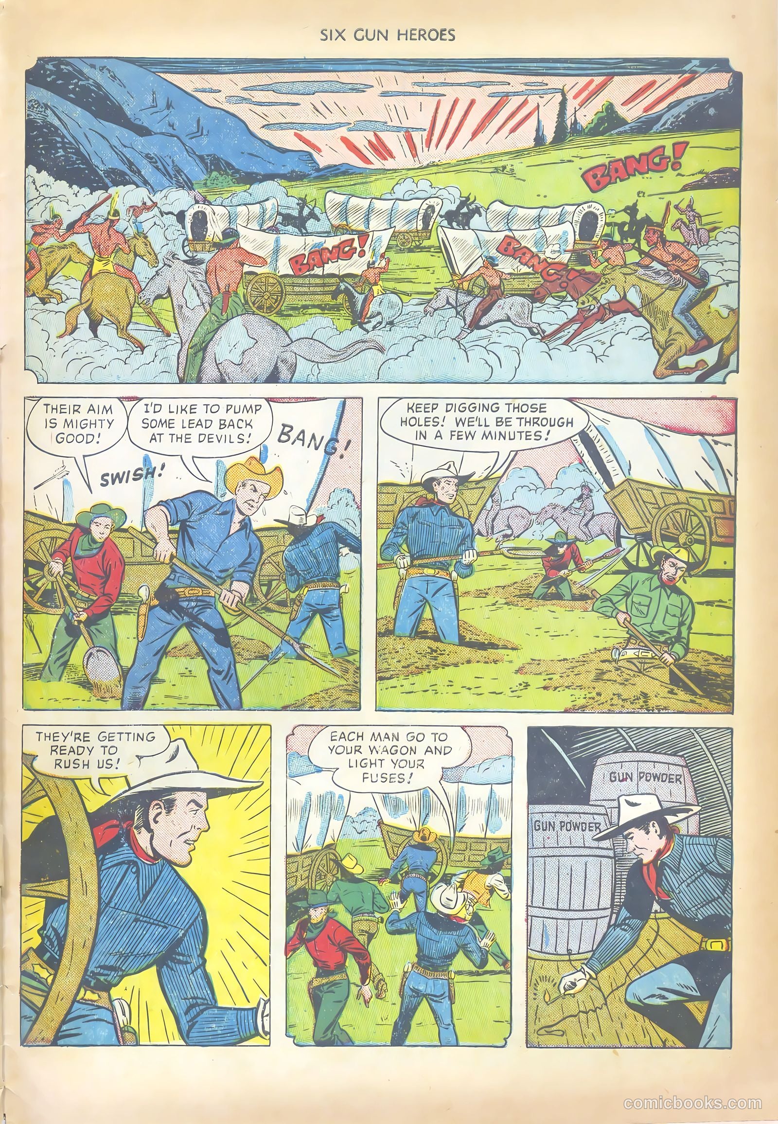 Six-Gun Heroes #7 (1951) — page 33 of 36