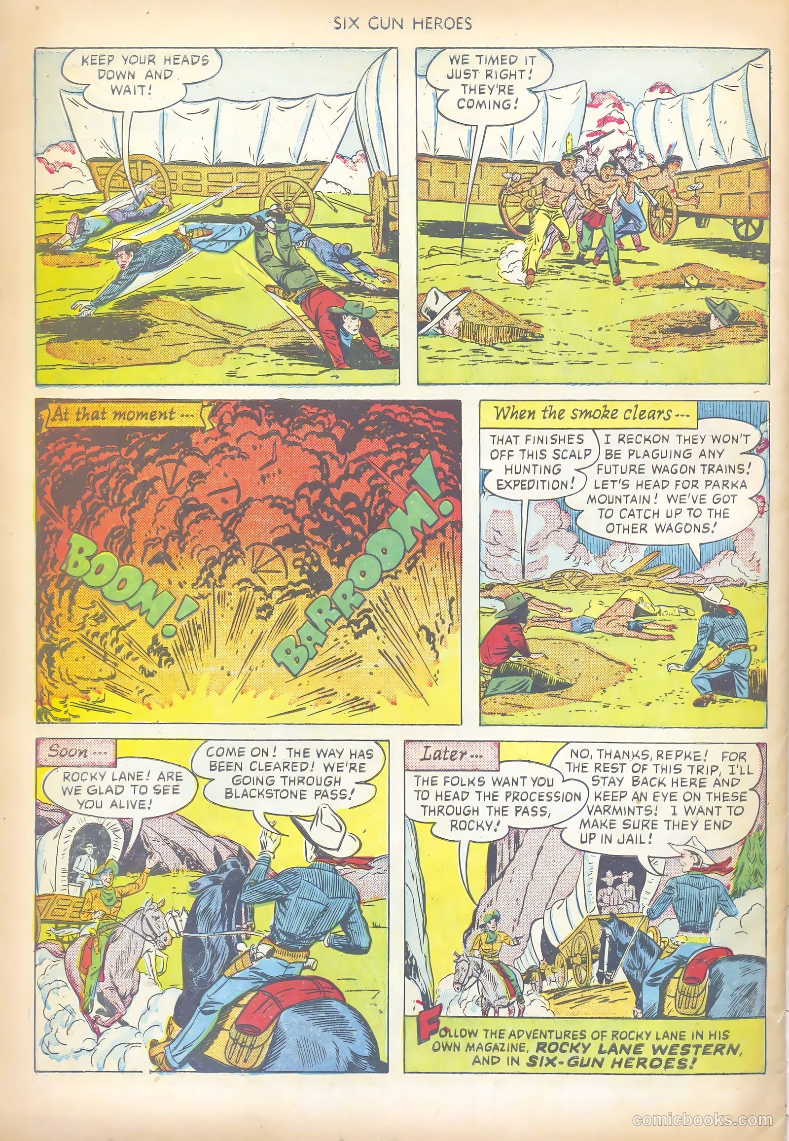 Six-Gun Heroes #7 (1951) — page 34 of 36
