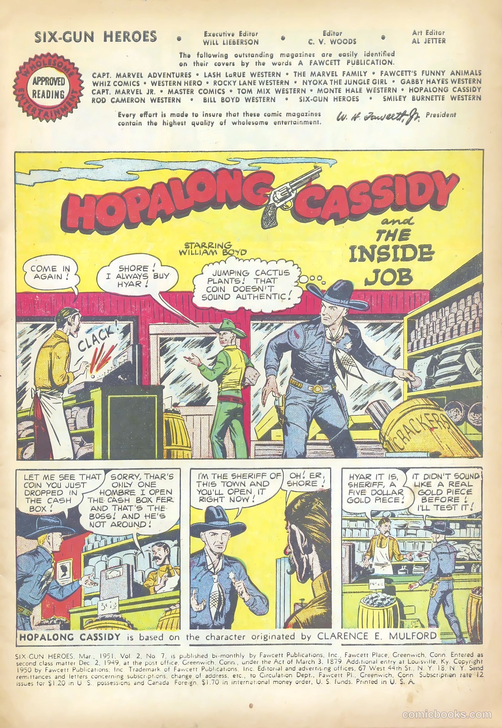 Six-Gun Heroes #7 (1951) — page 3 of 36