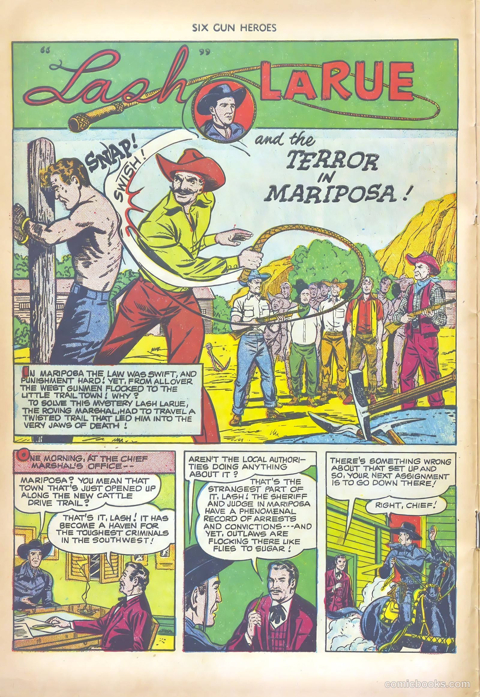 Six-Gun Heroes #7 (1951) — page 8 of 36