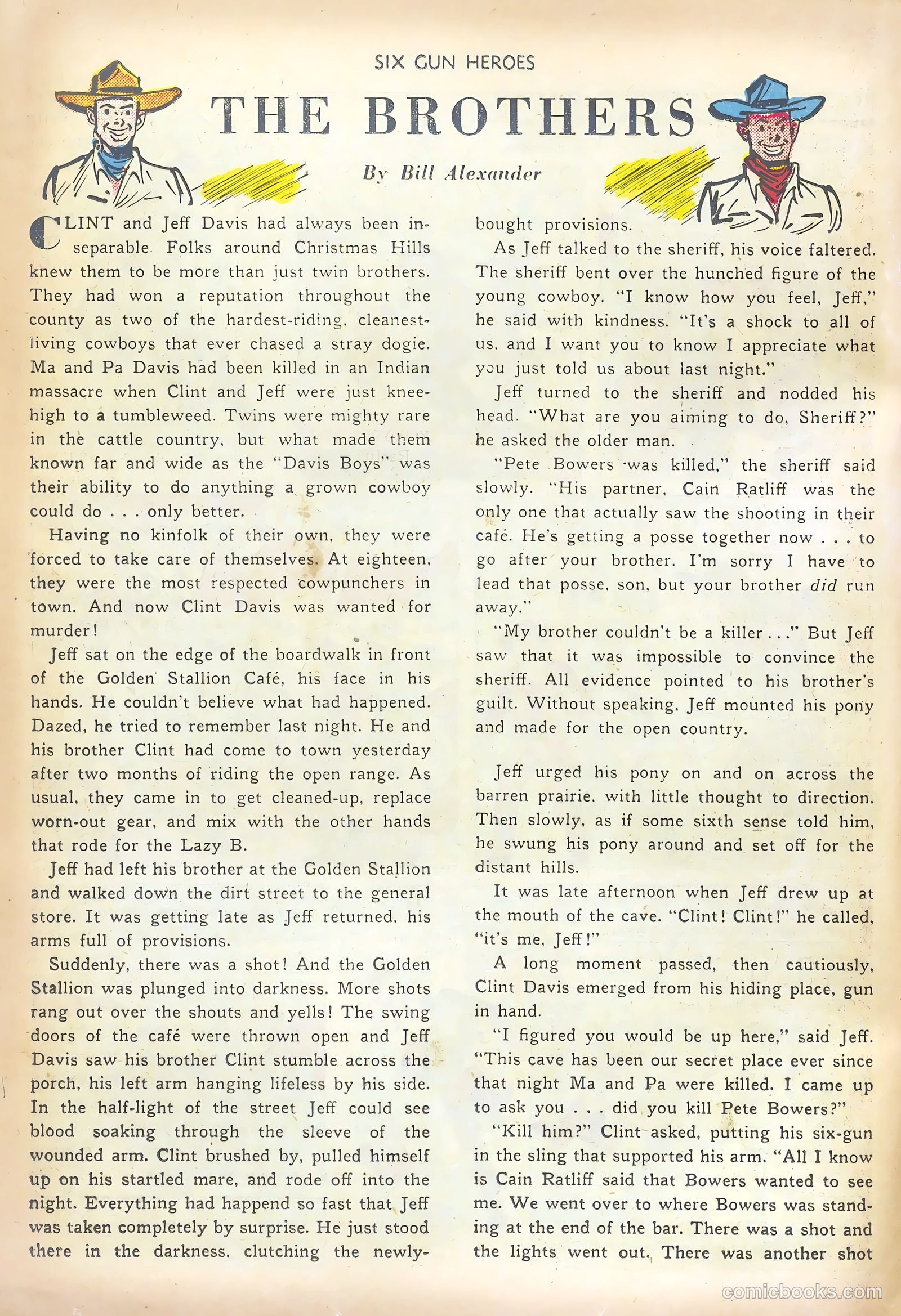 Six-Gun Heroes #7 (1951) — page 16 of 36