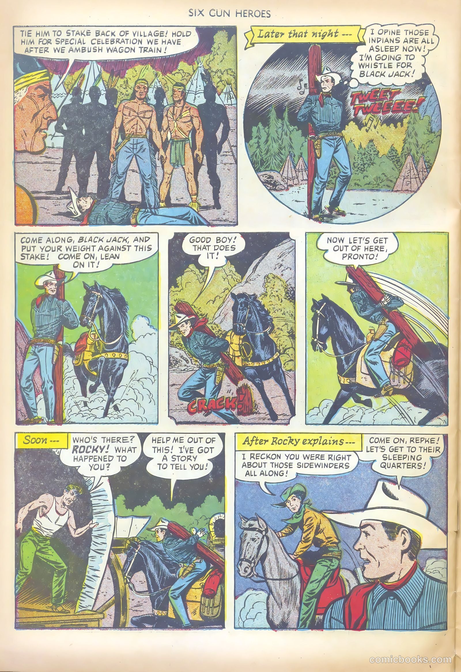 Six-Gun Heroes #7 (1951) — page 30 of 36