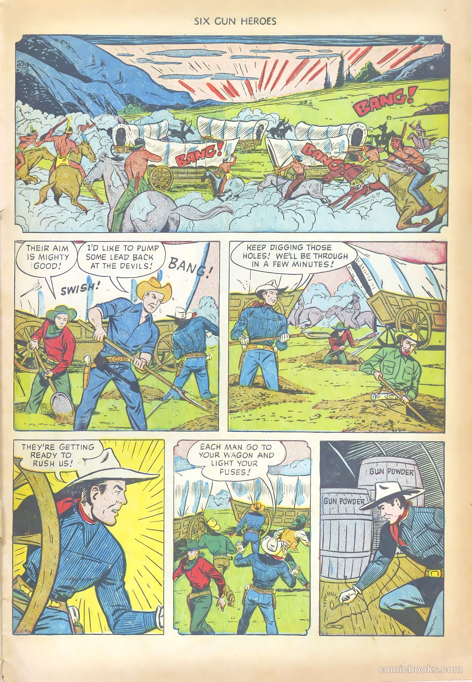 Six-Gun Heroes #7 (1951) — page 33 of 36