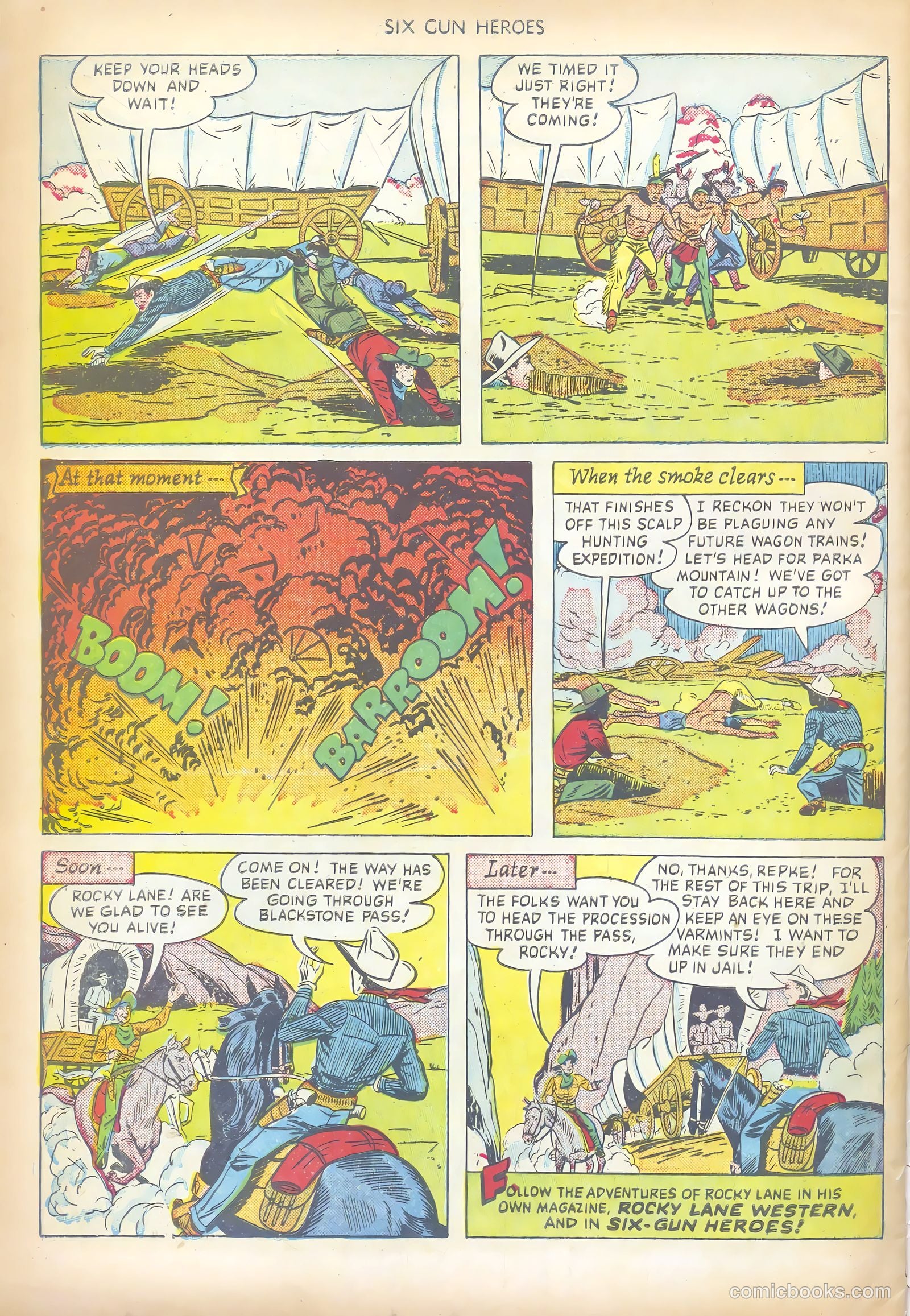 Six-Gun Heroes #7 (1951) — page 34 of 36