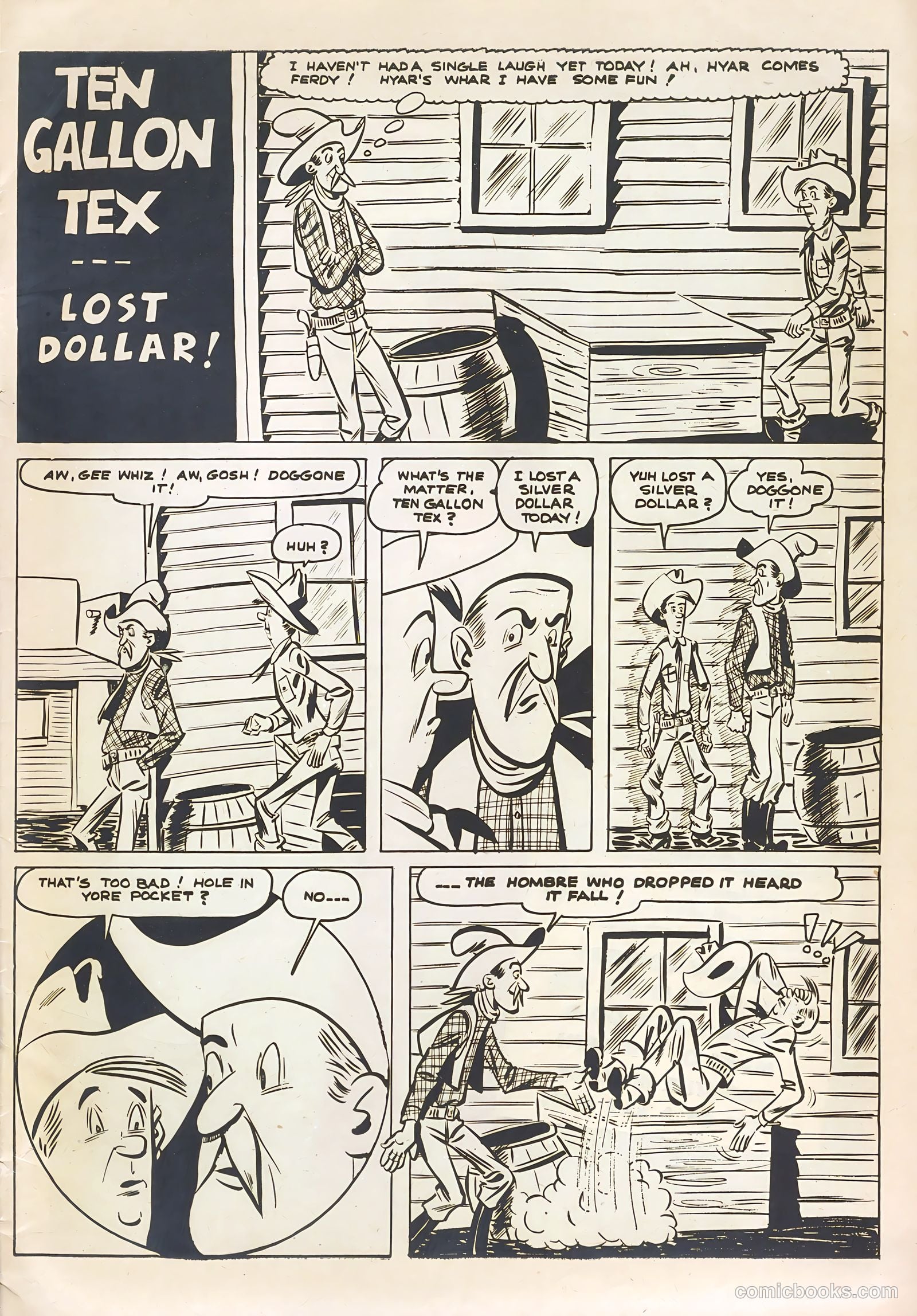 Six-Gun Heroes #7 (1951) — page 35 of 36