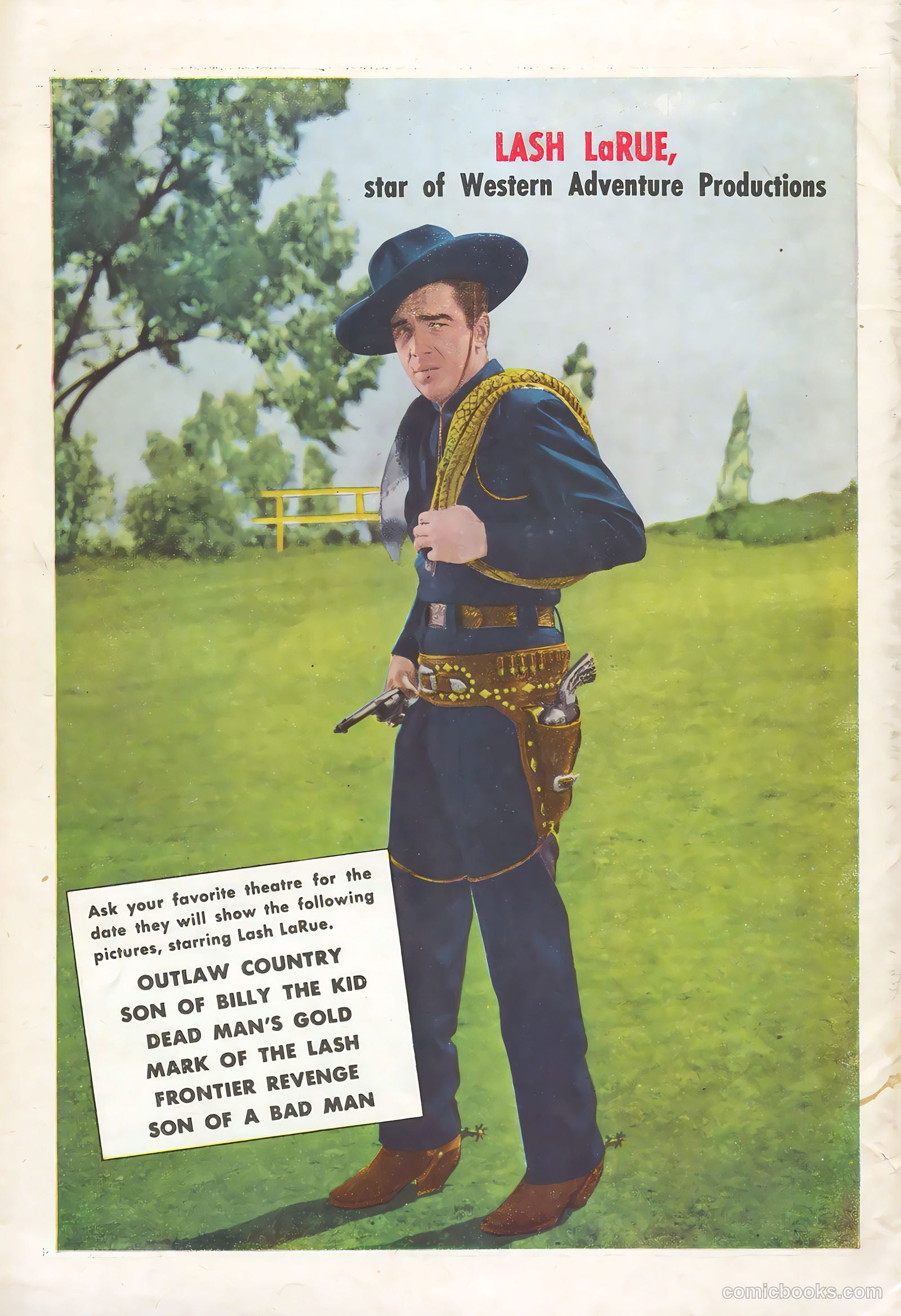 Six-Gun Heroes #7 (1951) — page 36 of 36