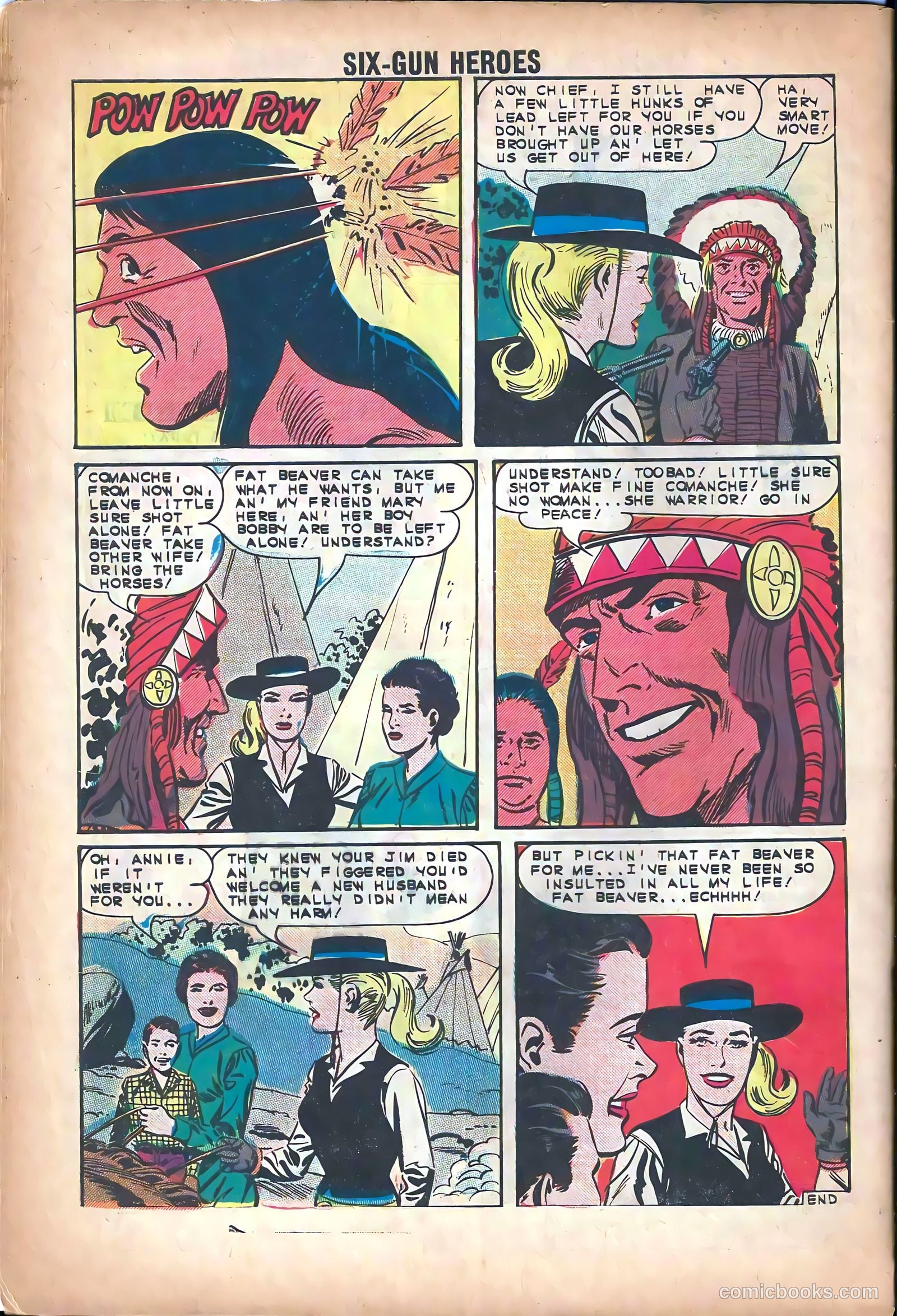 Six-Gun Heroes #77 (1963) — page 32 of 36