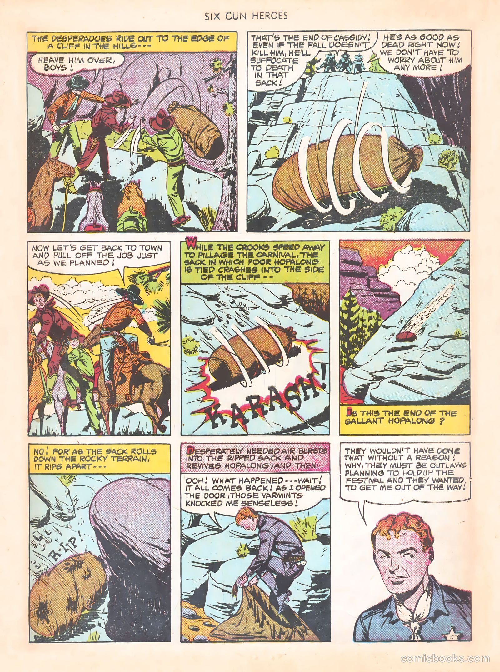 Six-Gun Heroes #8 (1951) — page 5 of 36