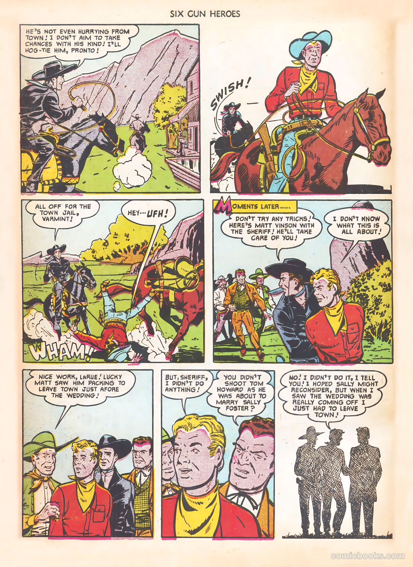 Six-Gun Heroes #8 (1951) — page 10 of 36