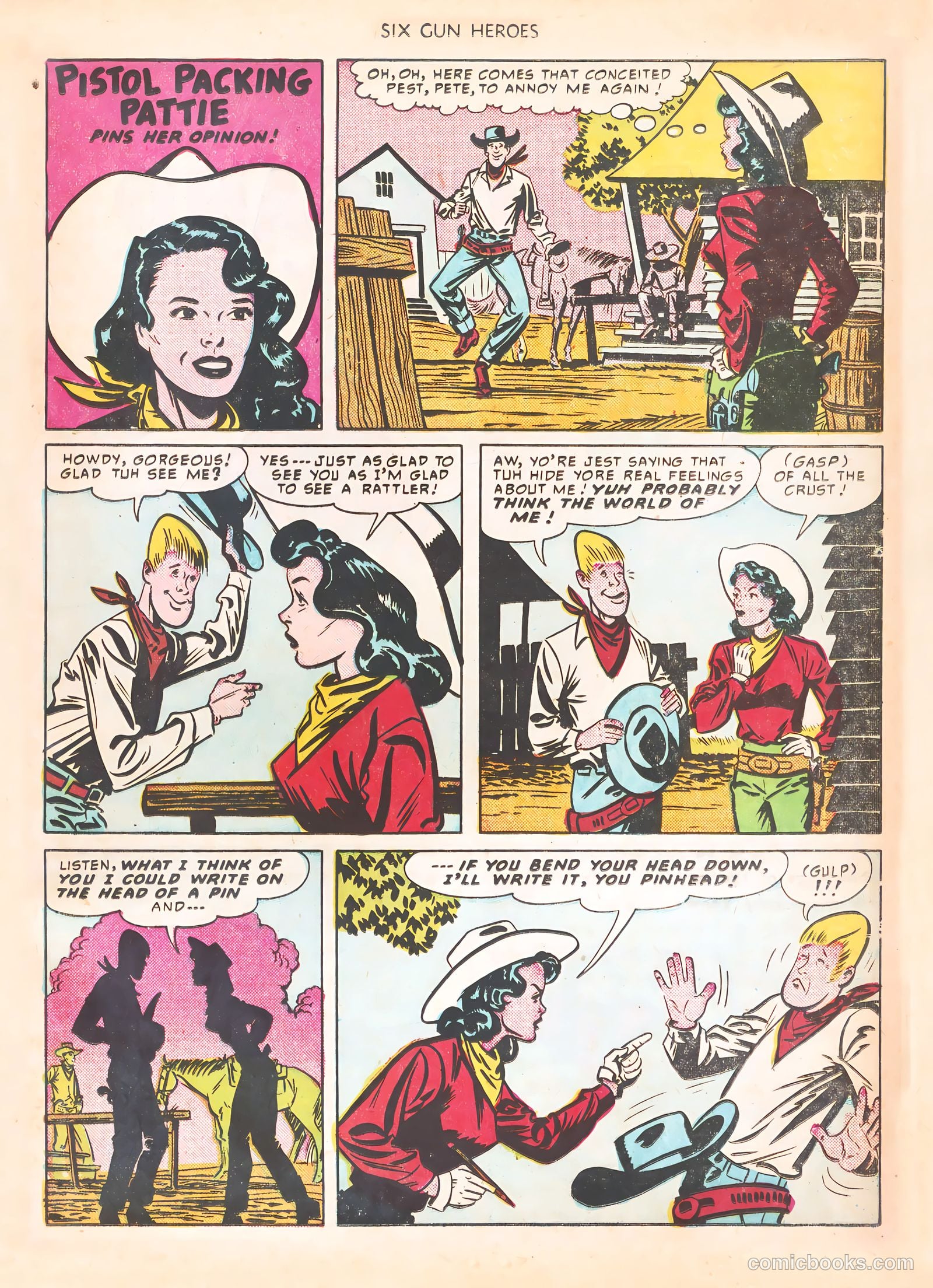 Six-Gun Heroes #8 (1951) — page 17 of 36