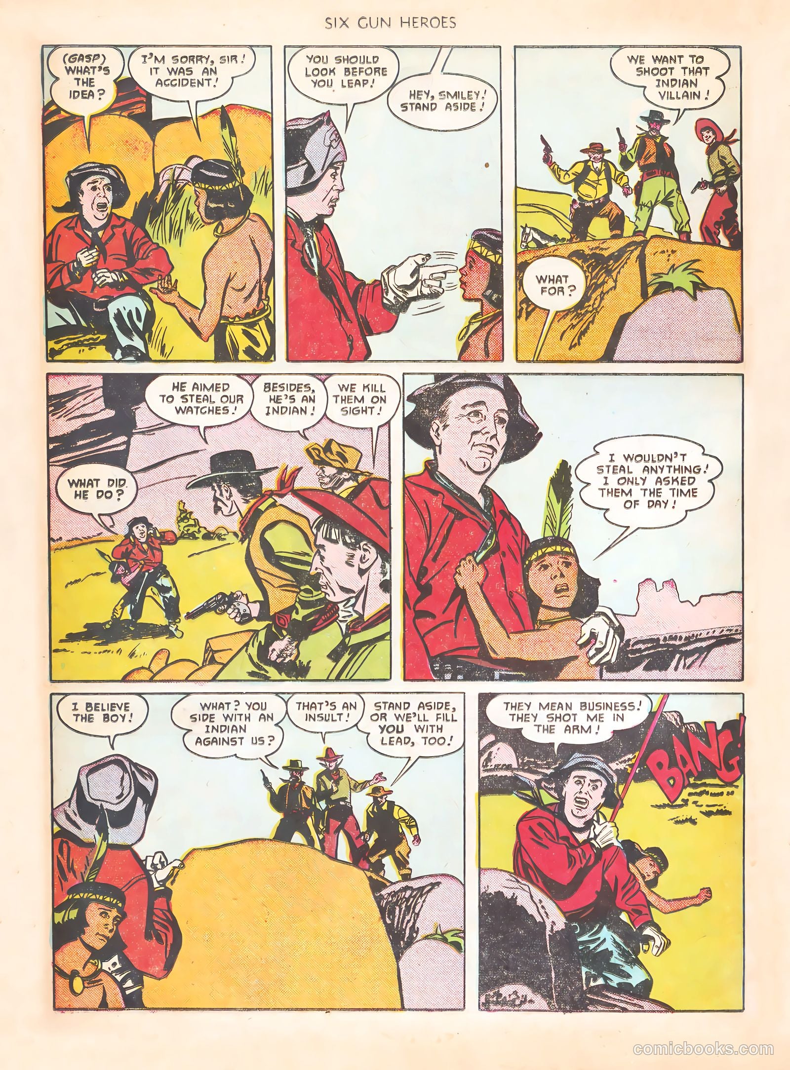 Six-Gun Heroes #8 (1951) — page 20 of 36