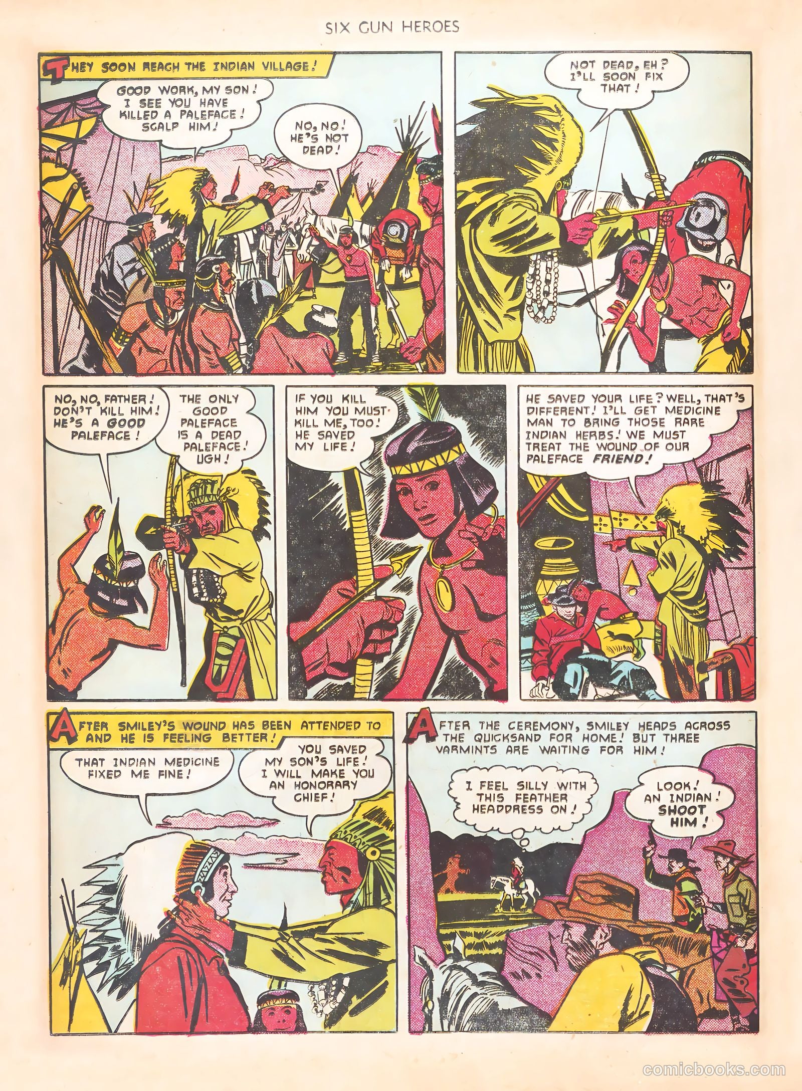 Six-Gun Heroes #8 (1951) — page 24 of 36