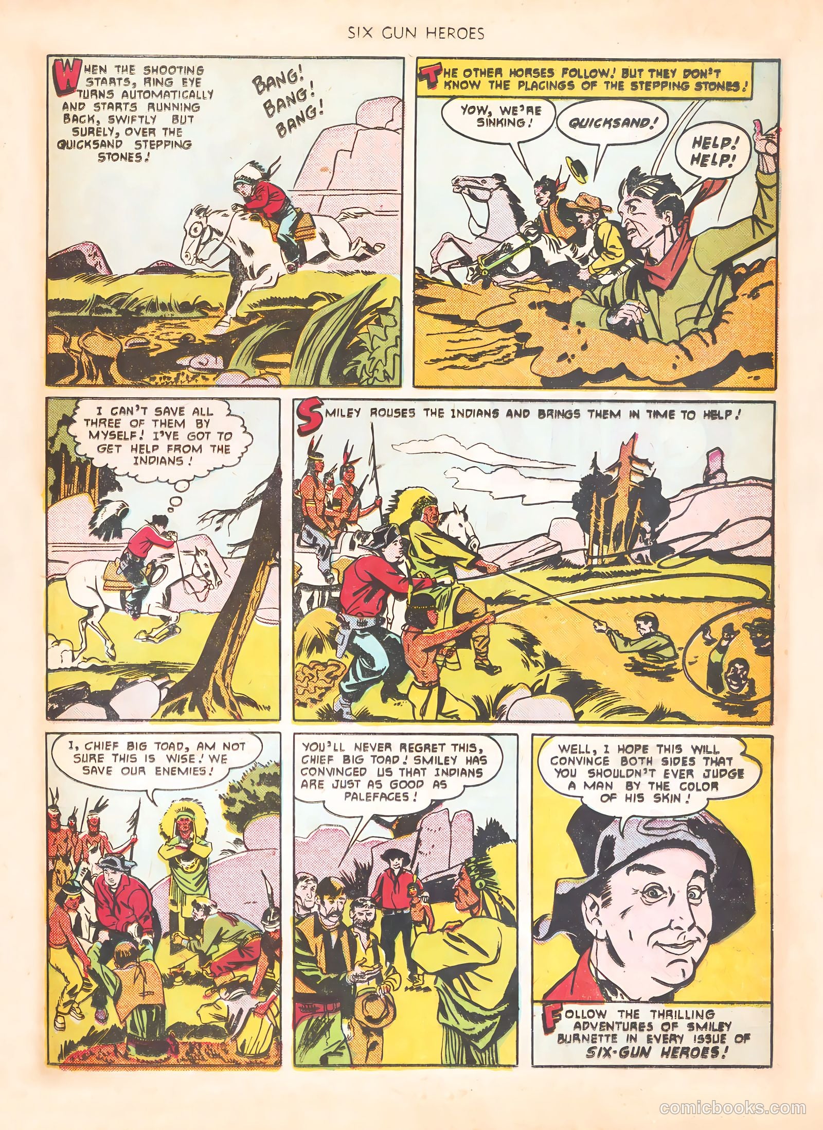 Six-Gun Heroes #8 (1951) — page 25 of 36