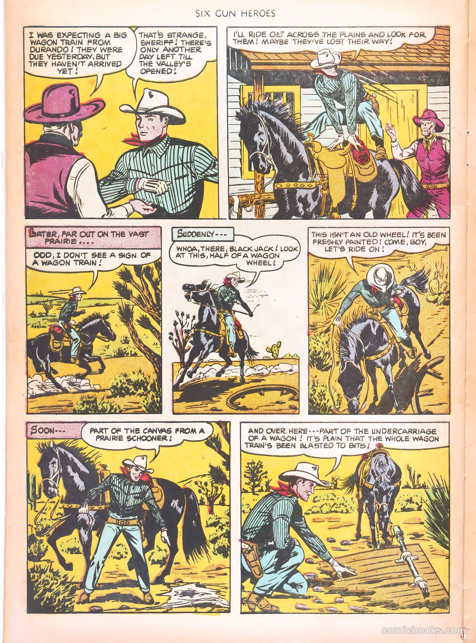 Six-Gun Heroes #8 (1951) — page 28 of 36