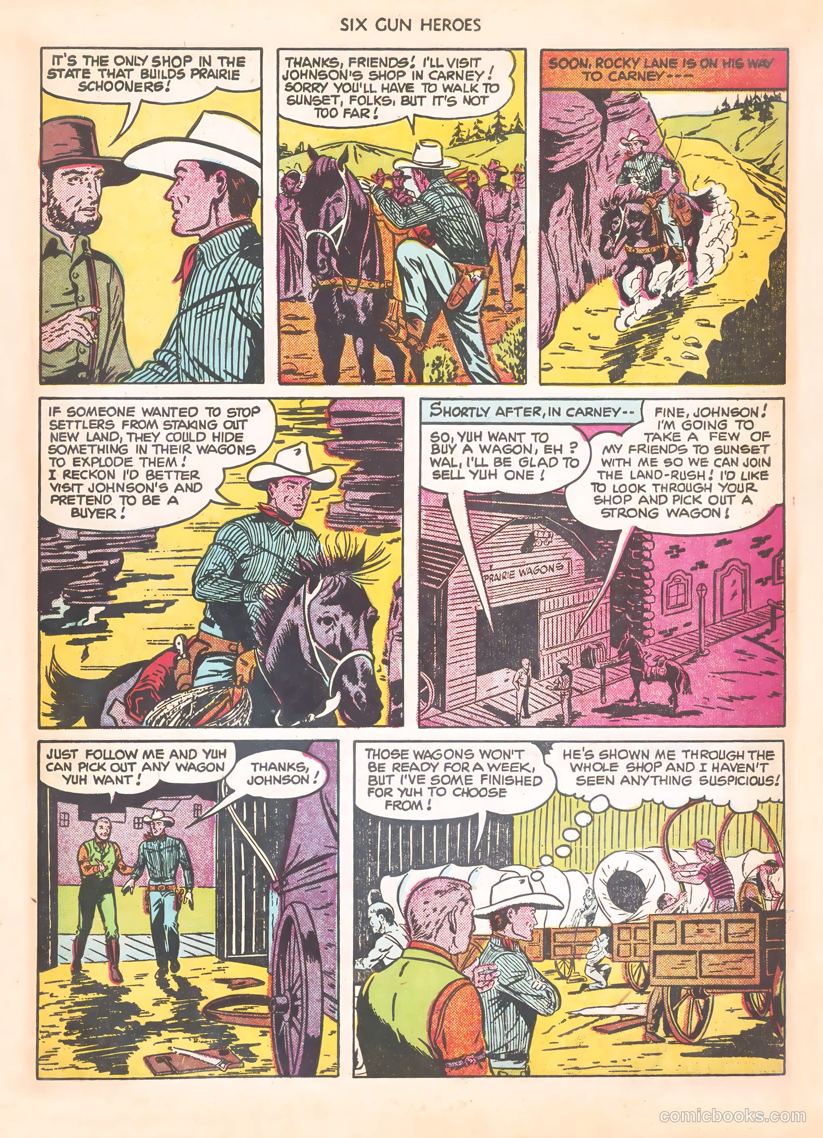 Six-Gun Heroes #8 (1951) — page 31 of 36