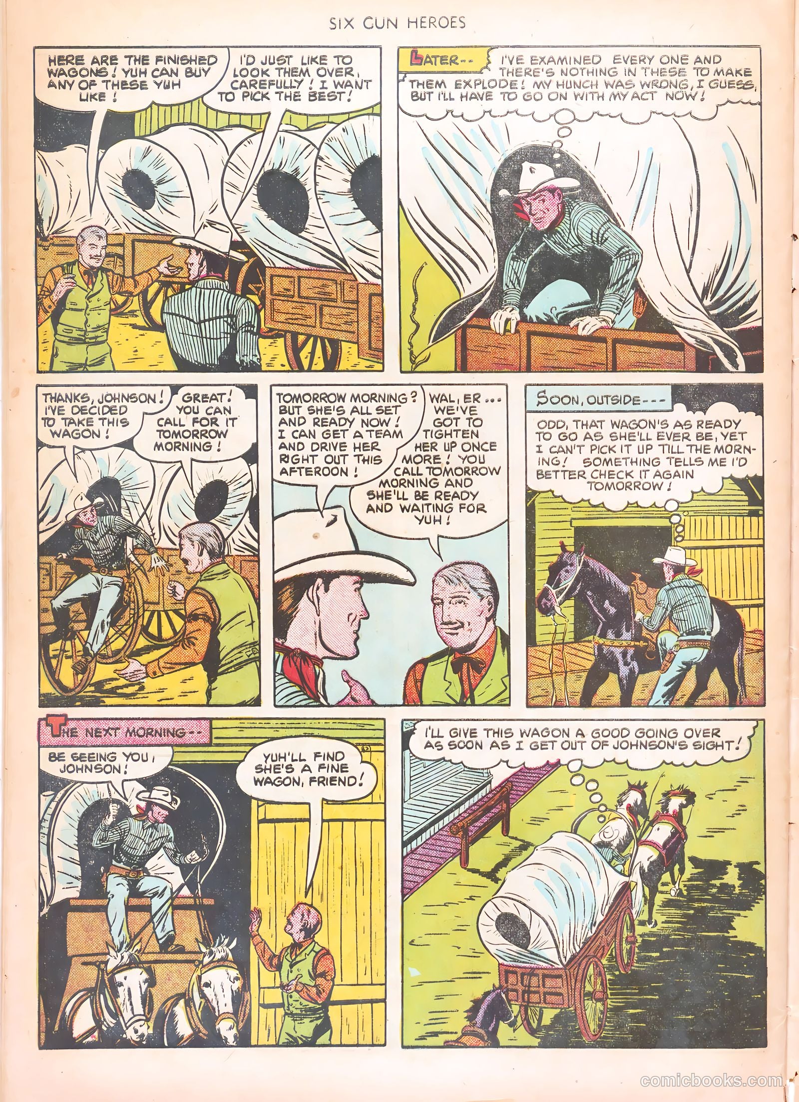 Six-Gun Heroes #8 (1951) — page 32 of 36