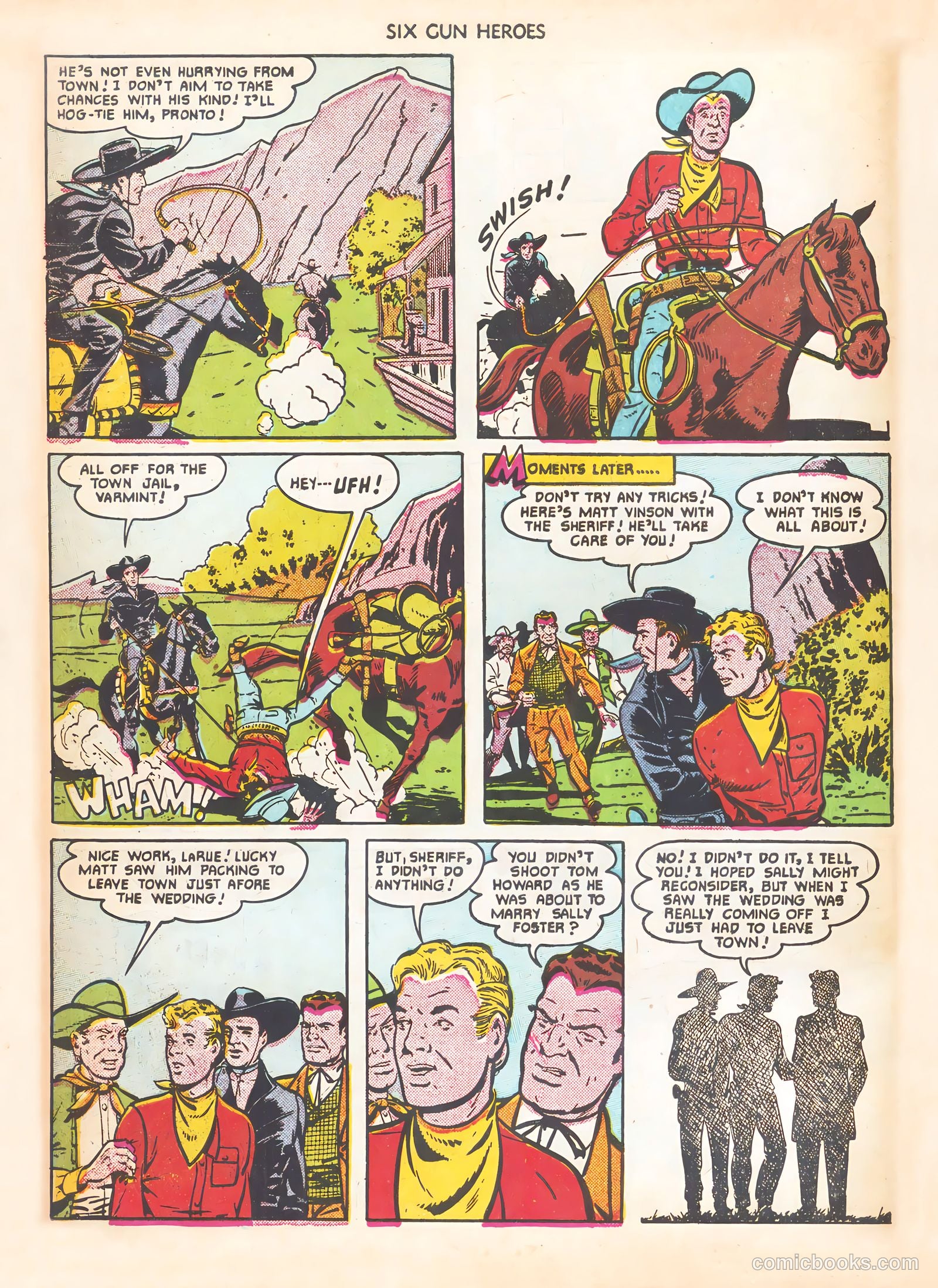 Six-Gun Heroes #8 (1951) — page 10 of 36