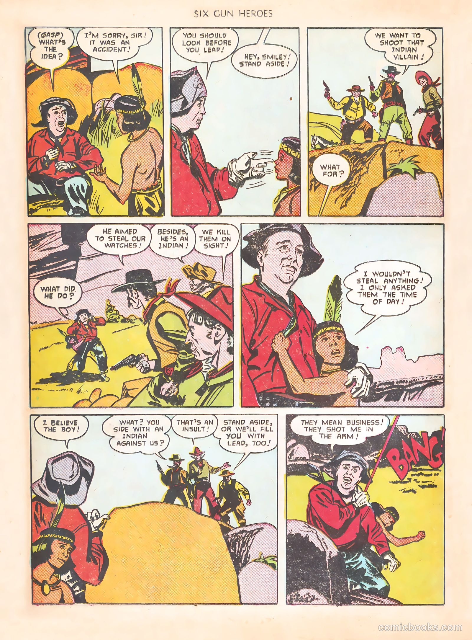 Six-Gun Heroes #8 (1951) — page 20 of 36