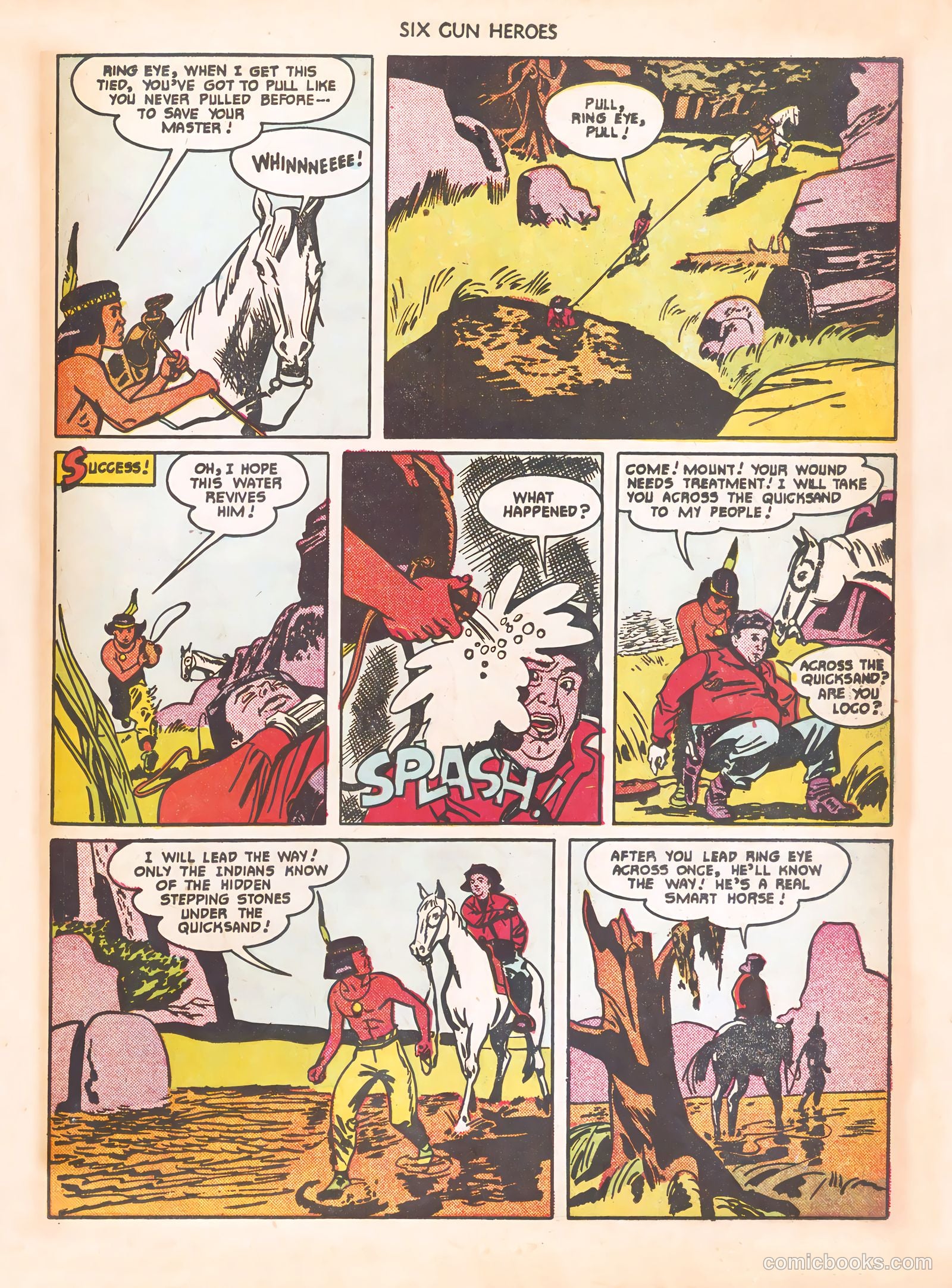 Six-Gun Heroes #8 (1951) — page 23 of 36
