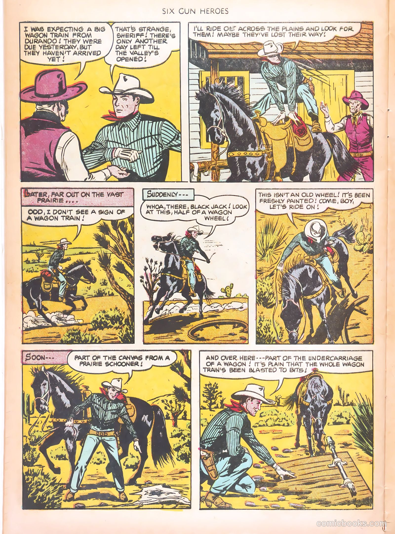 Six-Gun Heroes #8 (1951) — page 28 of 36
