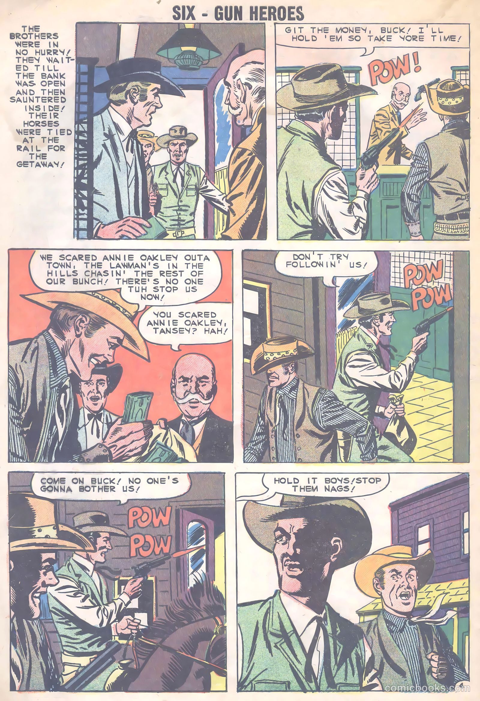 Six-Gun Heroes #8 (1960) — page 32 of 36
