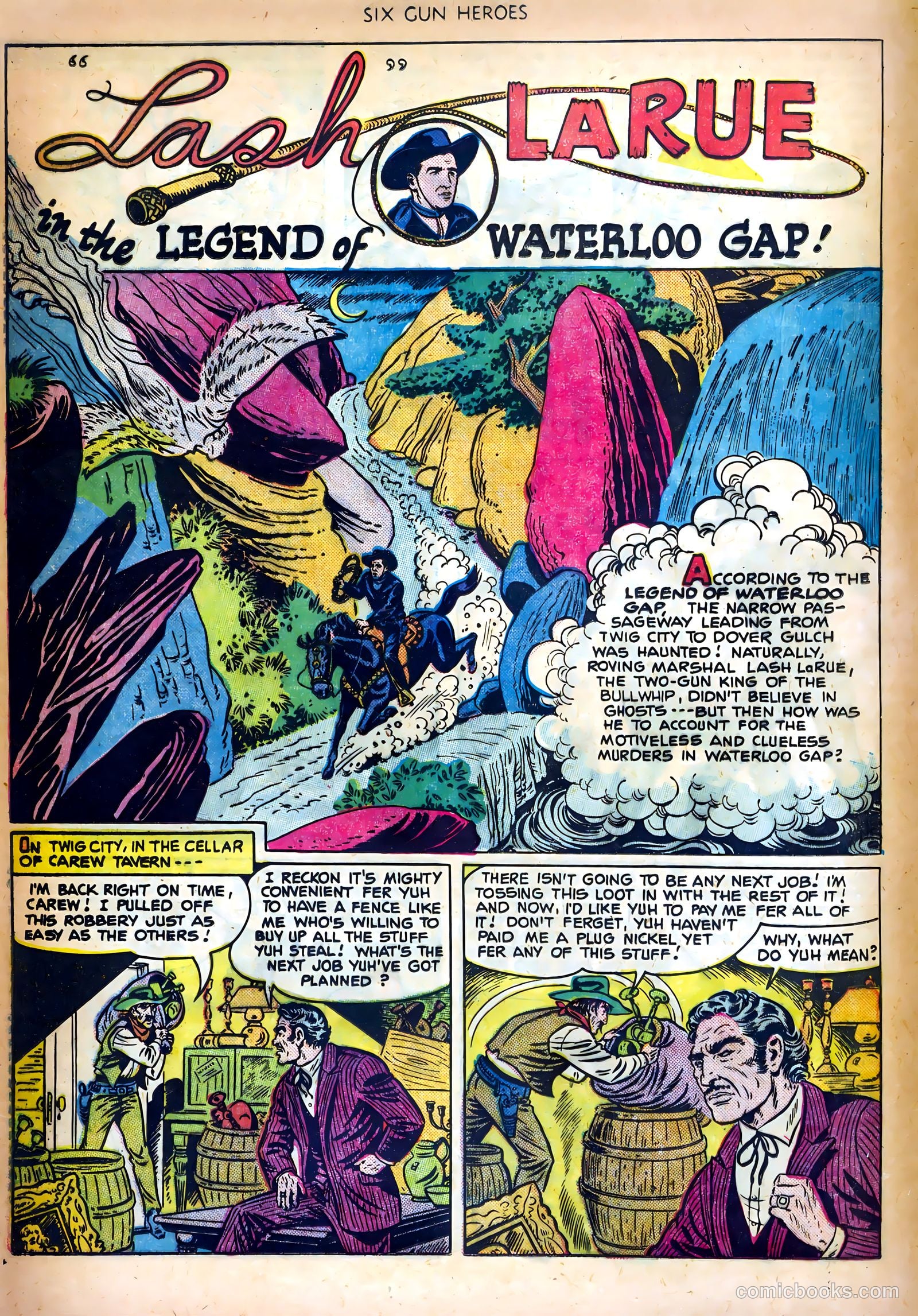 Six-Gun Heroes #9 (1951) — page 8 of 36