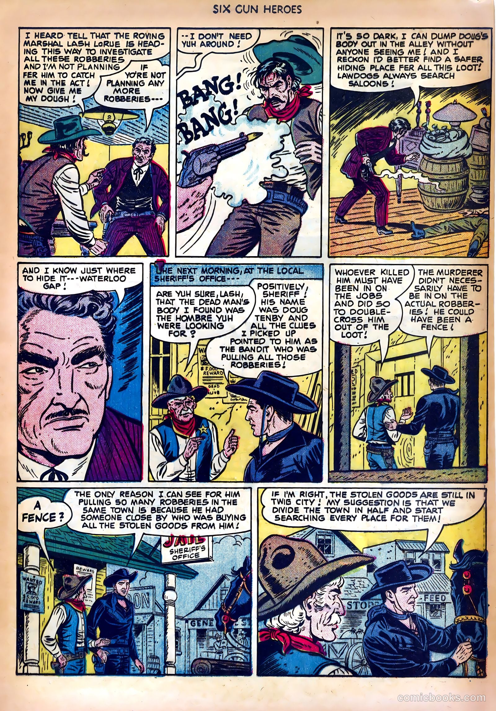 Six-Gun Heroes #9 (1951) — page 9 of 36