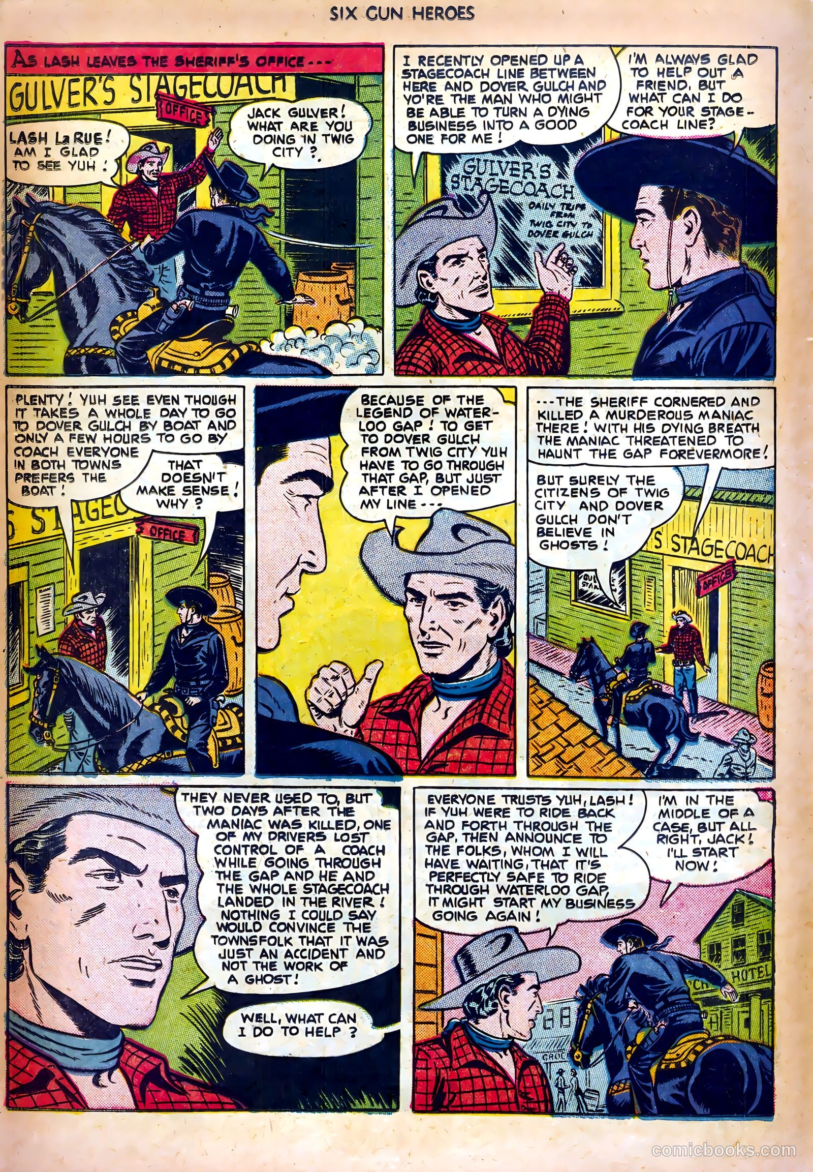 Six-Gun Heroes #9 (1951) — page 10 of 36
