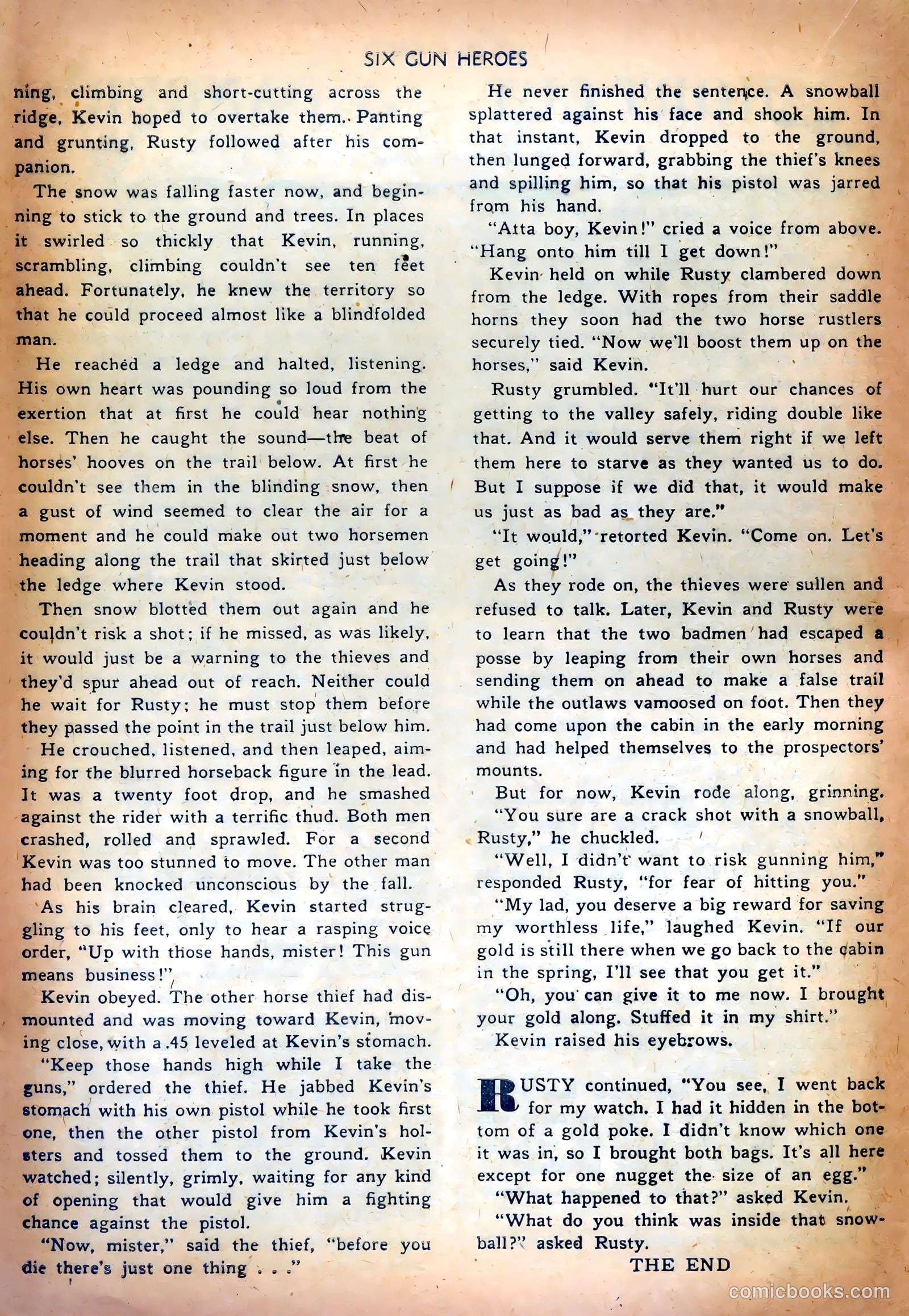 Six-Gun Heroes #9 (1951) — page 16 of 36