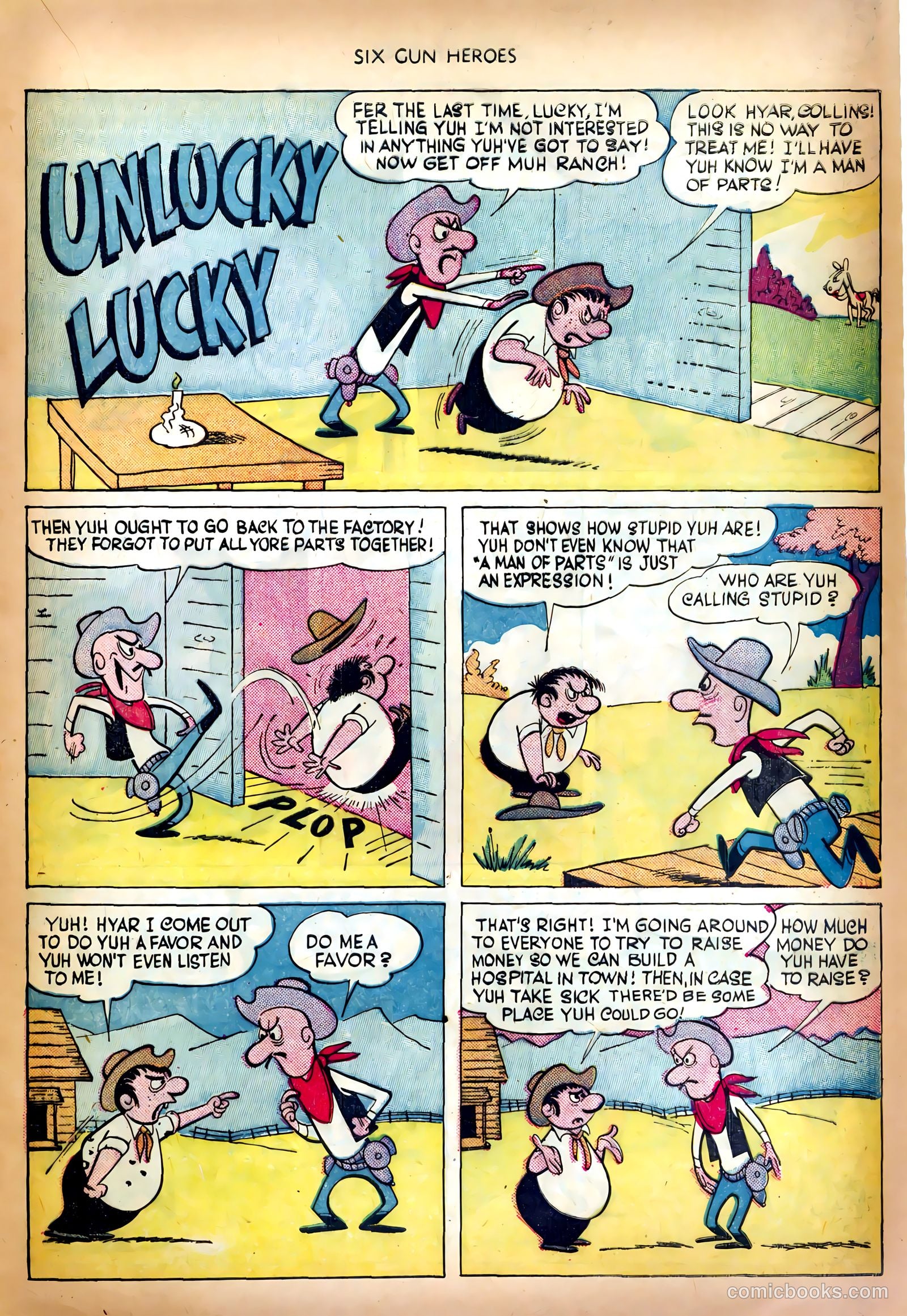Six-Gun Heroes #9 (1951) — page 17 of 36