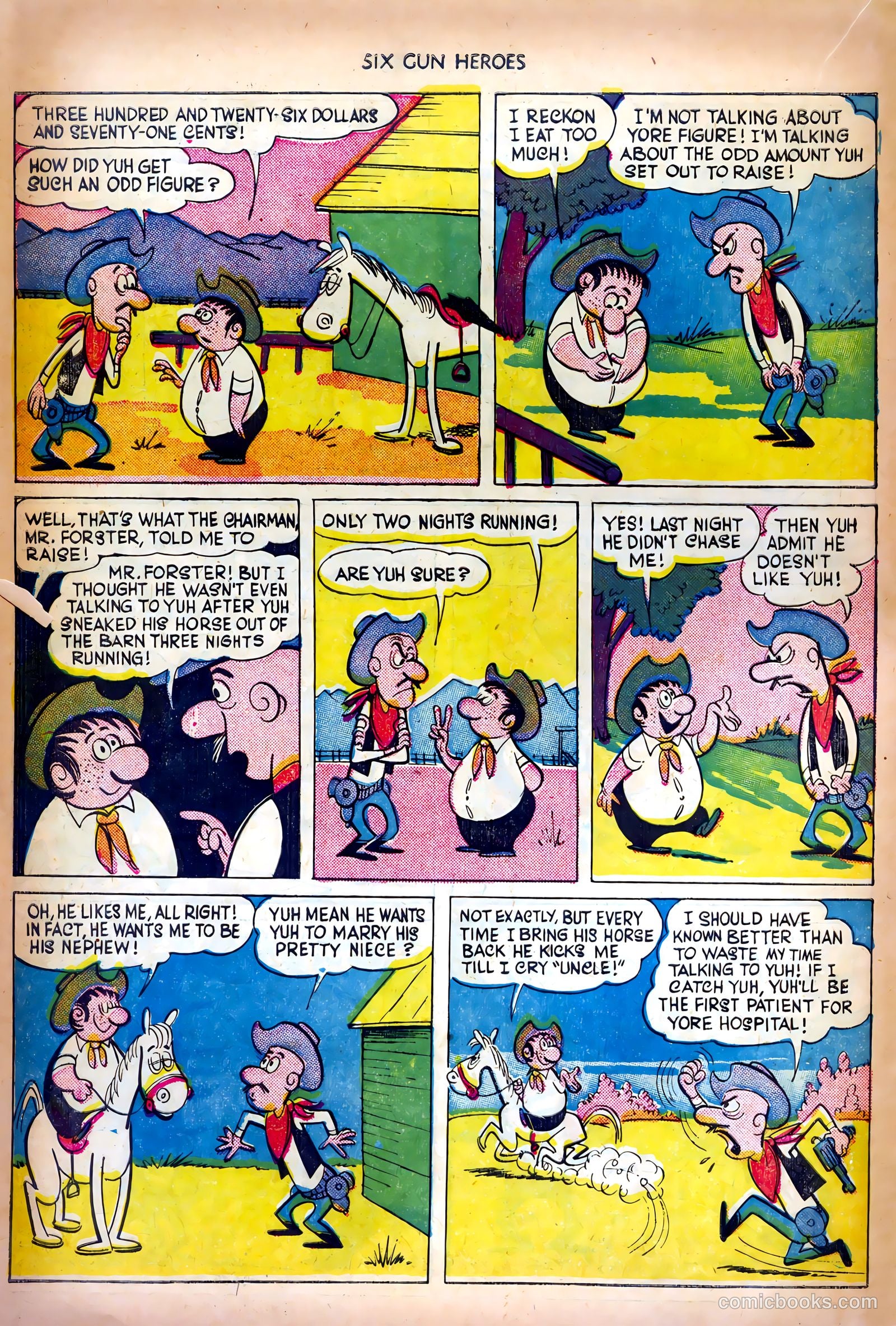 Six-Gun Heroes #9 (1951) — page 18 of 36
