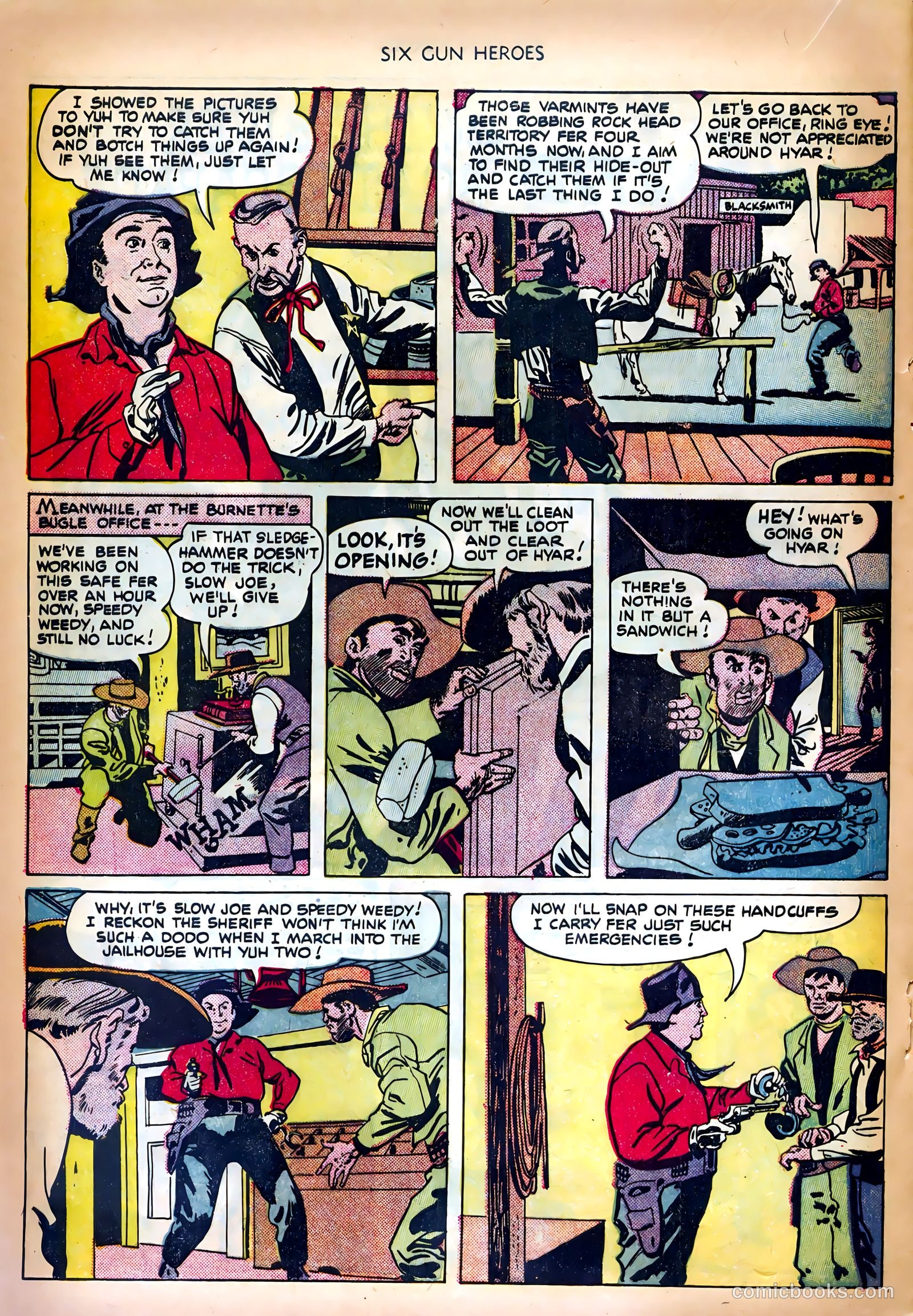 Six-Gun Heroes #9 (1951) — page 20 of 36