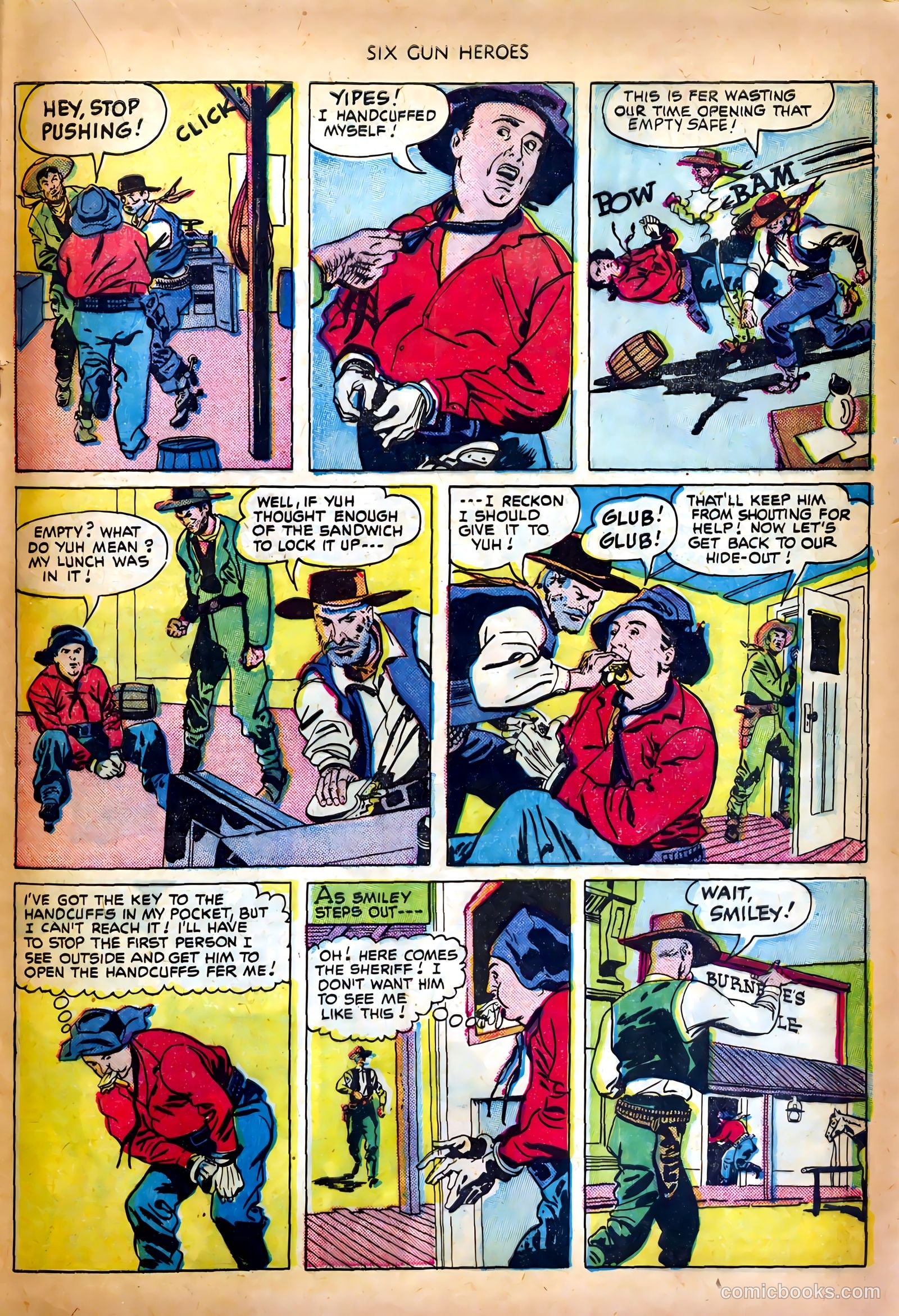 Six-Gun Heroes #9 (1951) — page 21 of 36