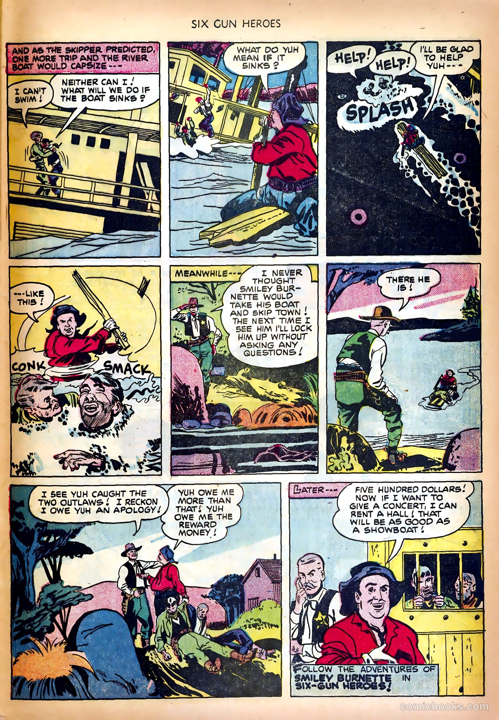 Six-Gun Heroes #9 (1951) — page 25 of 36