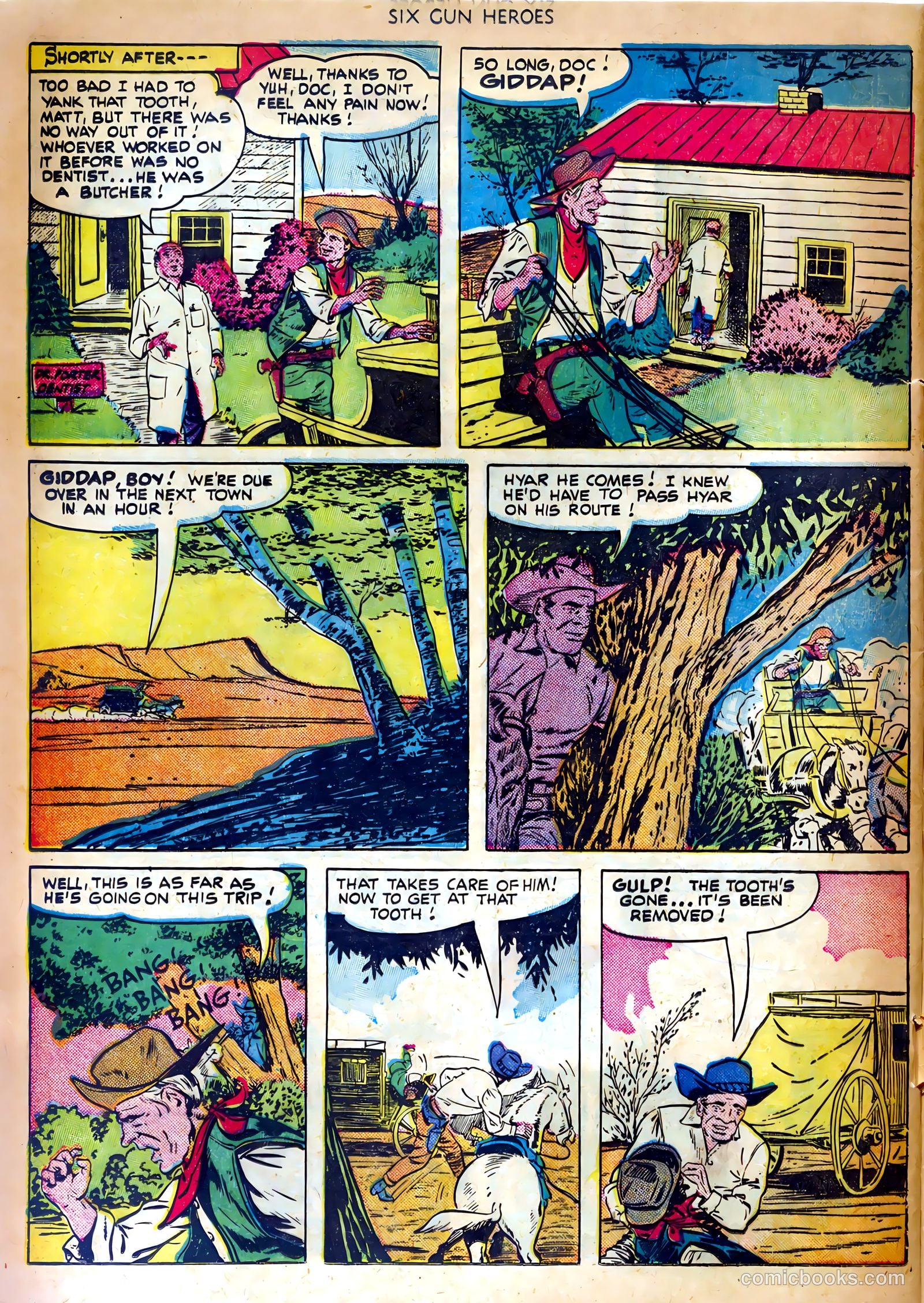 Six-Gun Heroes #9 (1951) — page 32 of 36
