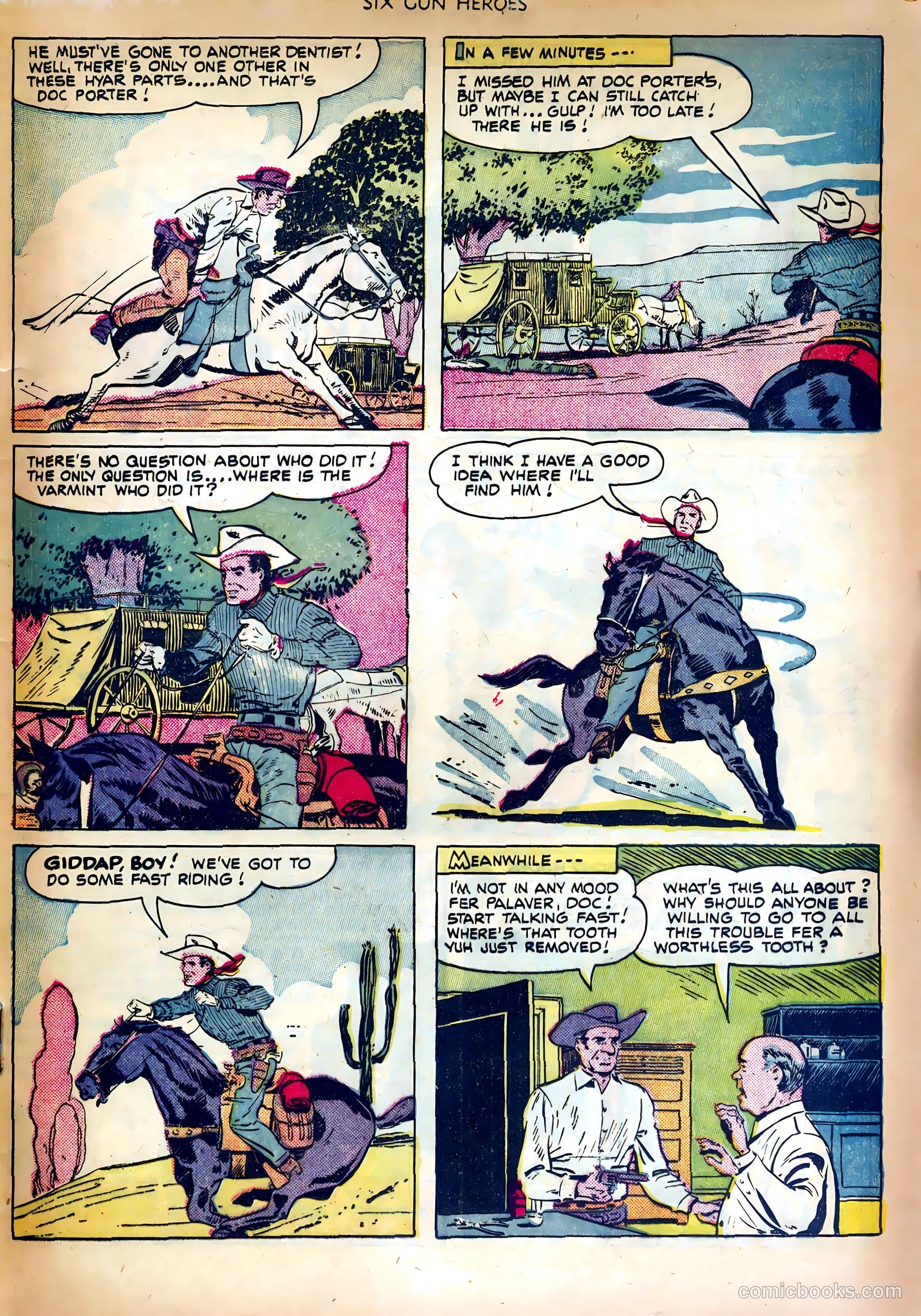 Six-Gun Heroes #9 (1951) — page 33 of 36