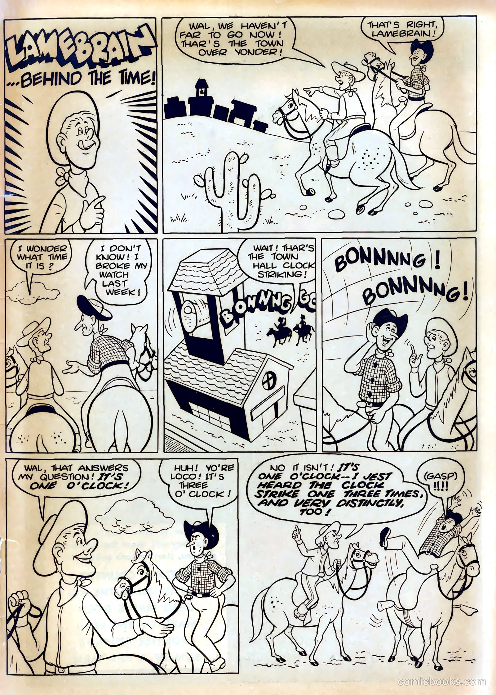Six-Gun Heroes #9 (1951) — page 35 of 36