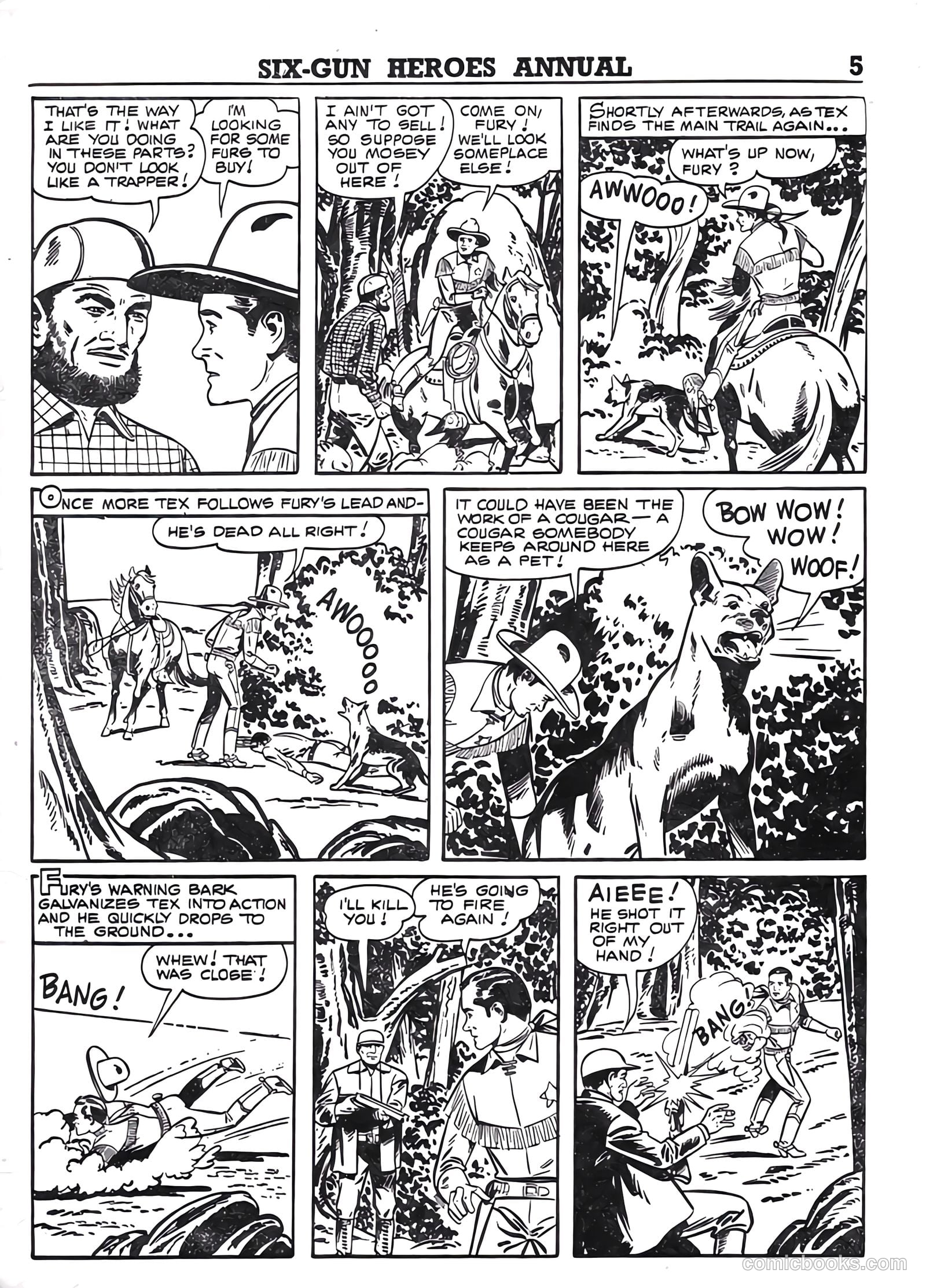 Six-Gun Heroes Western Comic Annual #4 (1959) — page 6 of 97