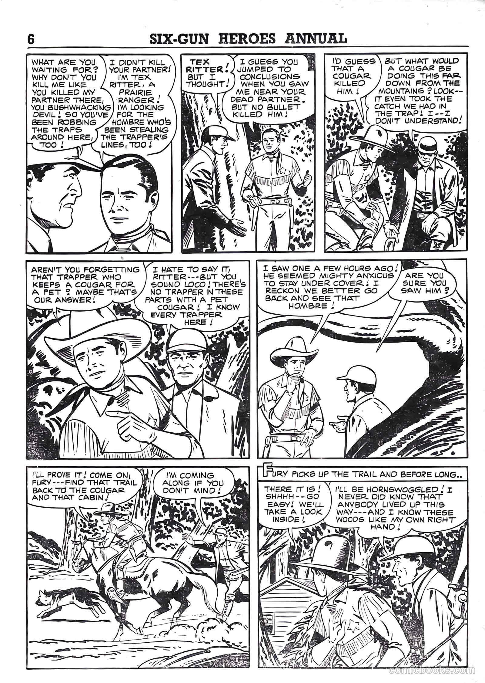 Six-Gun Heroes Western Comic Annual #4 (1959) — page 7 of 97
